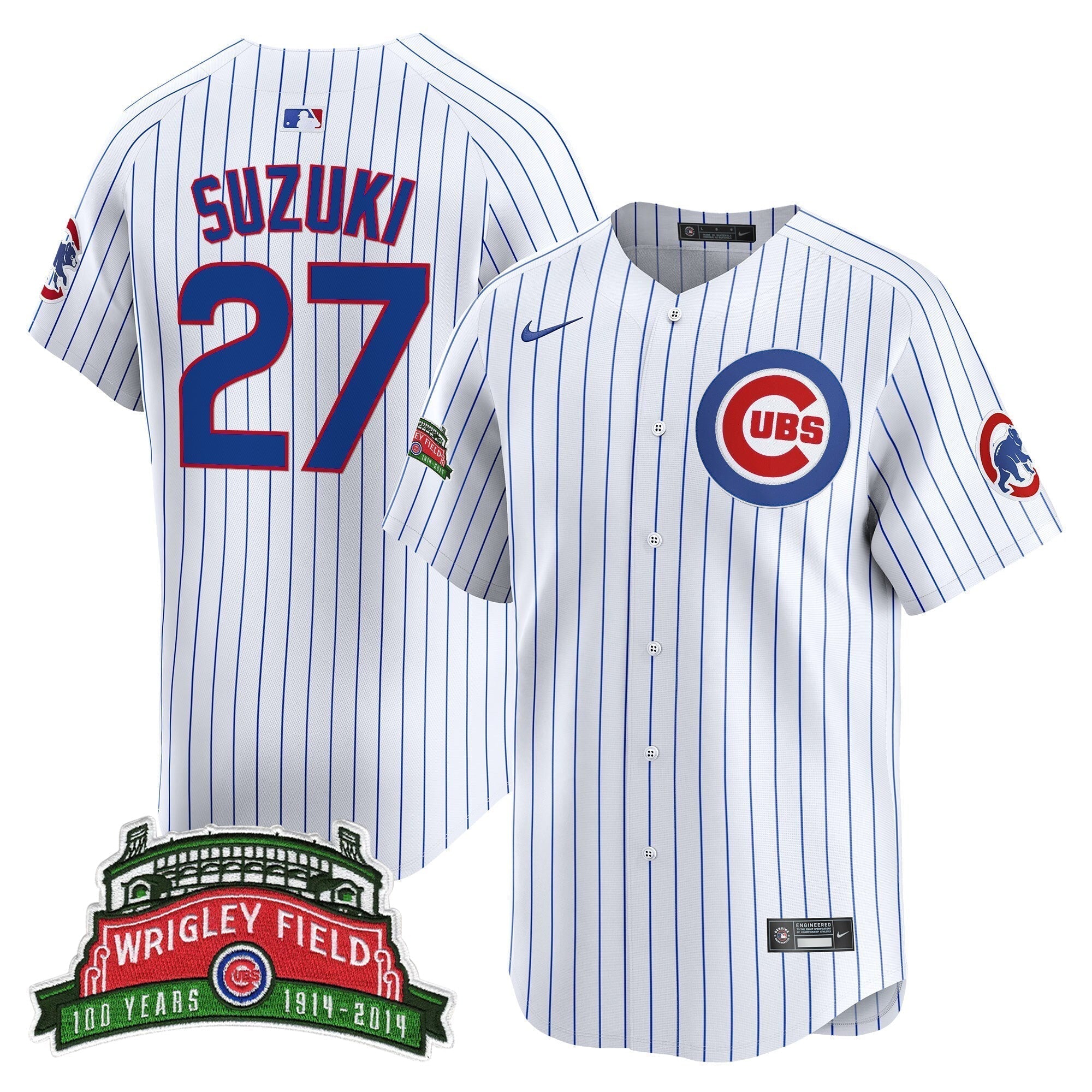 CHC Wrigley Field Style Vapor Premier Limited Jersey - All Stitched