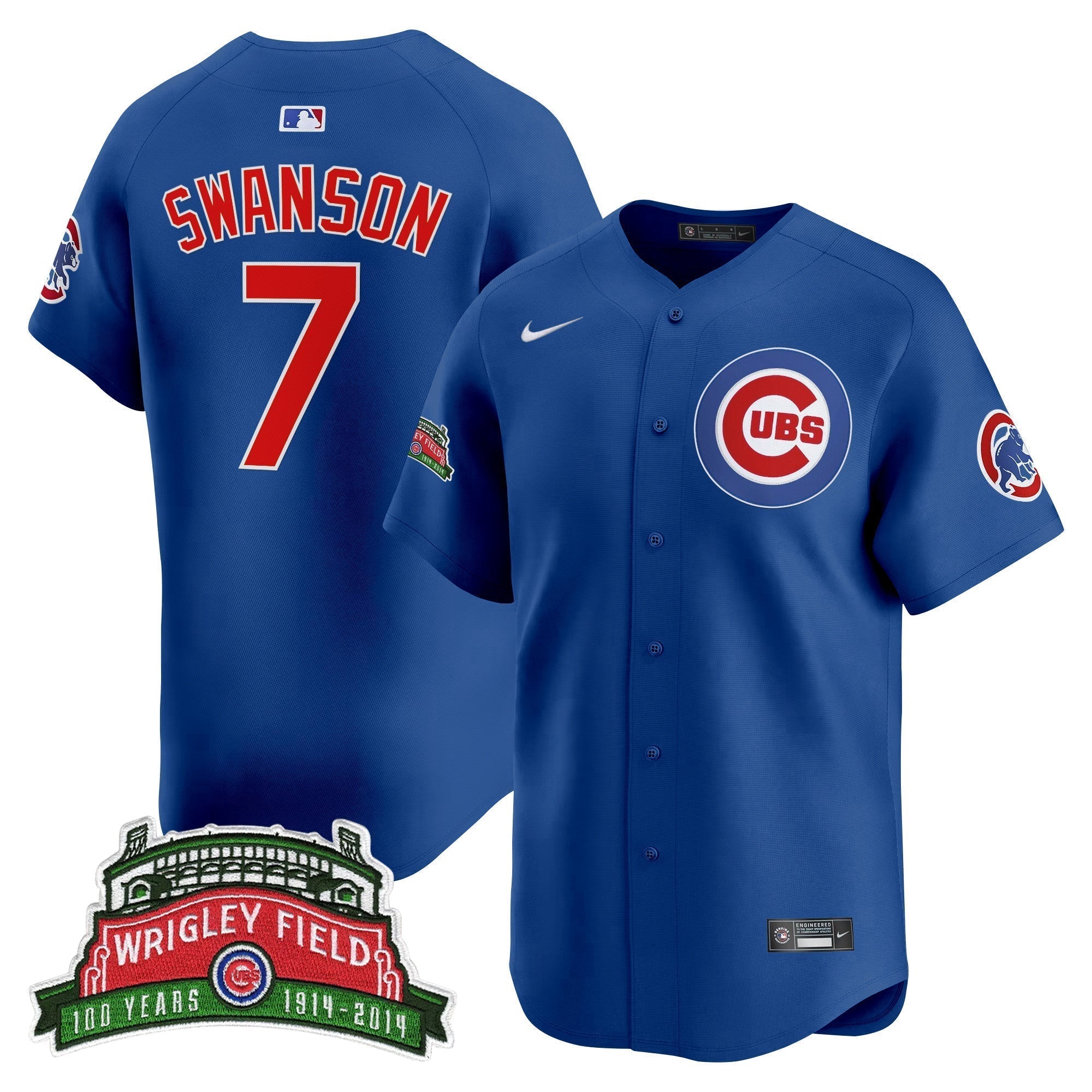 CHC Wrigley Field Style Vapor Premier Limited Jersey - All Stitched