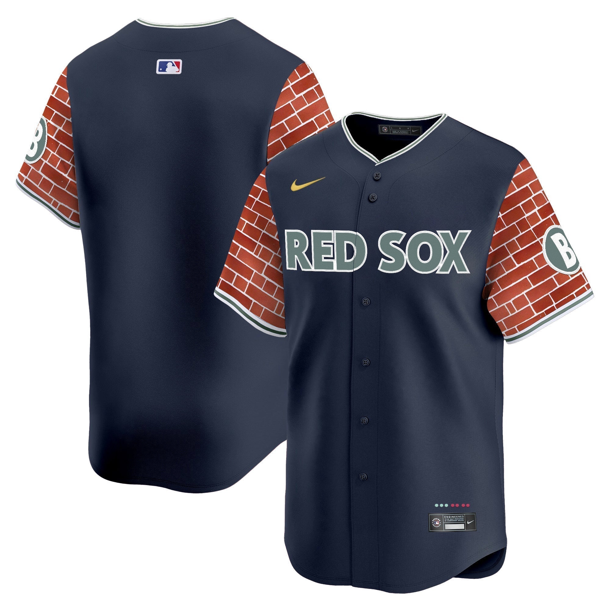 BOS 2025 Fenway Red Brick Style Vapor Premier Limited Jersey - Stitched