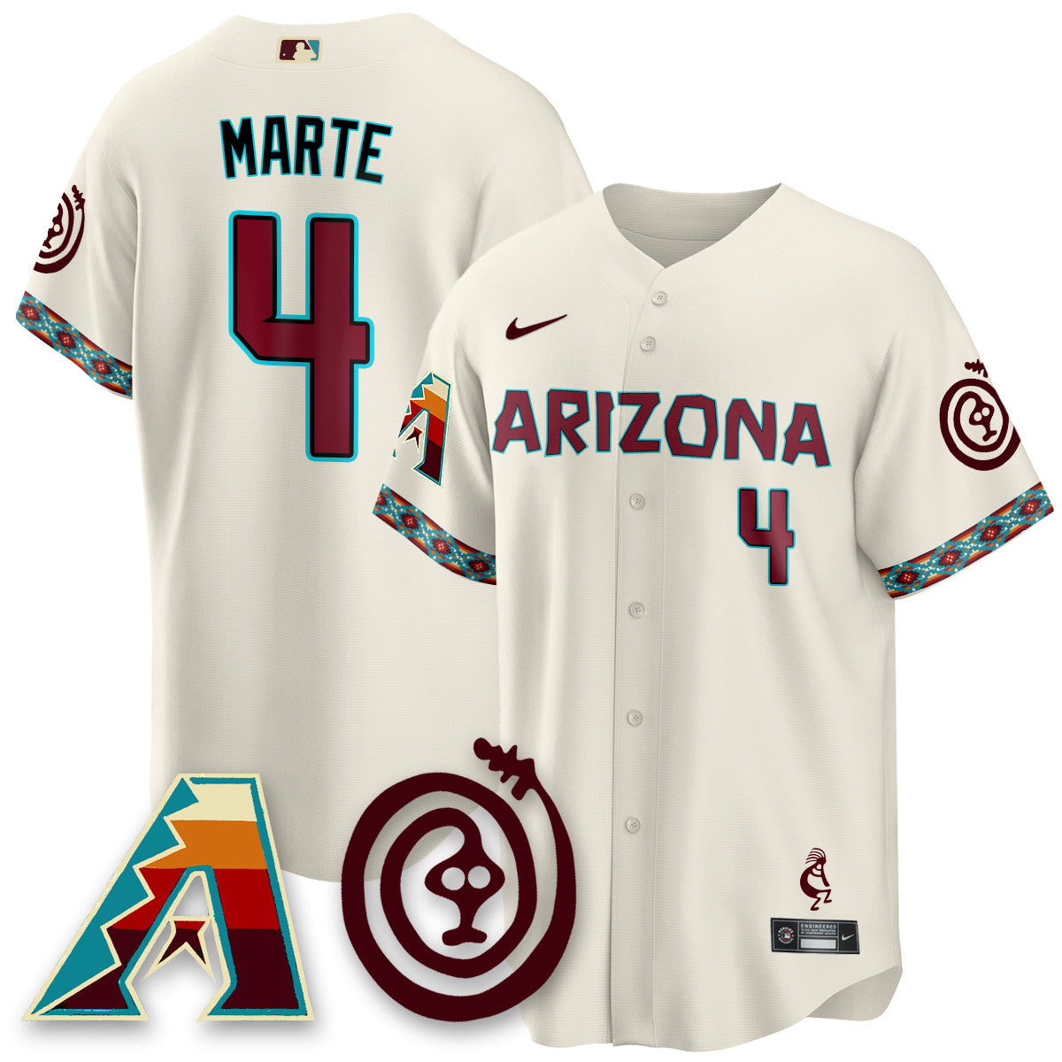 ARI City Connect Concept Jersey V2 - All Stitched