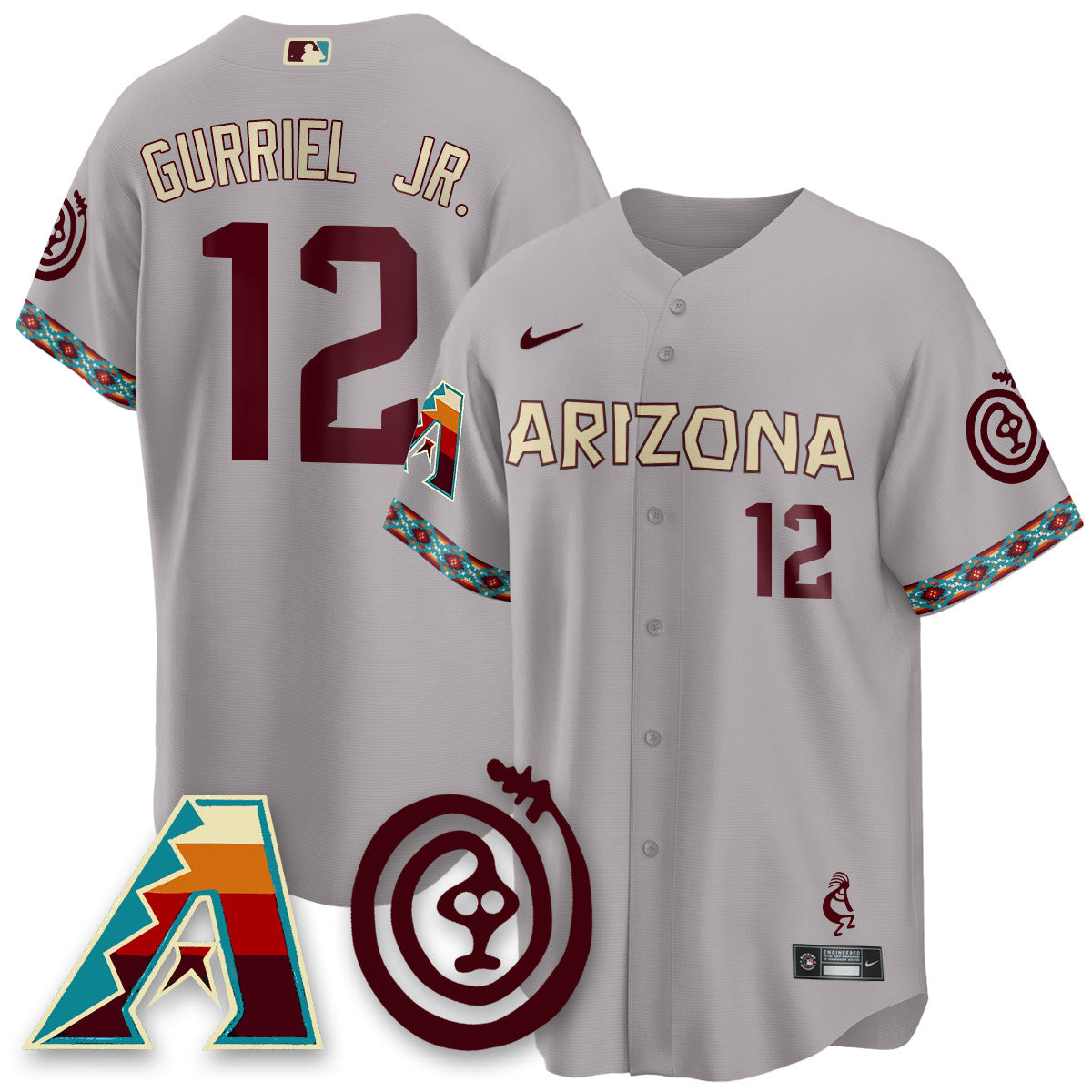 ARI City Connect Concept Jersey V2 - All Stitched