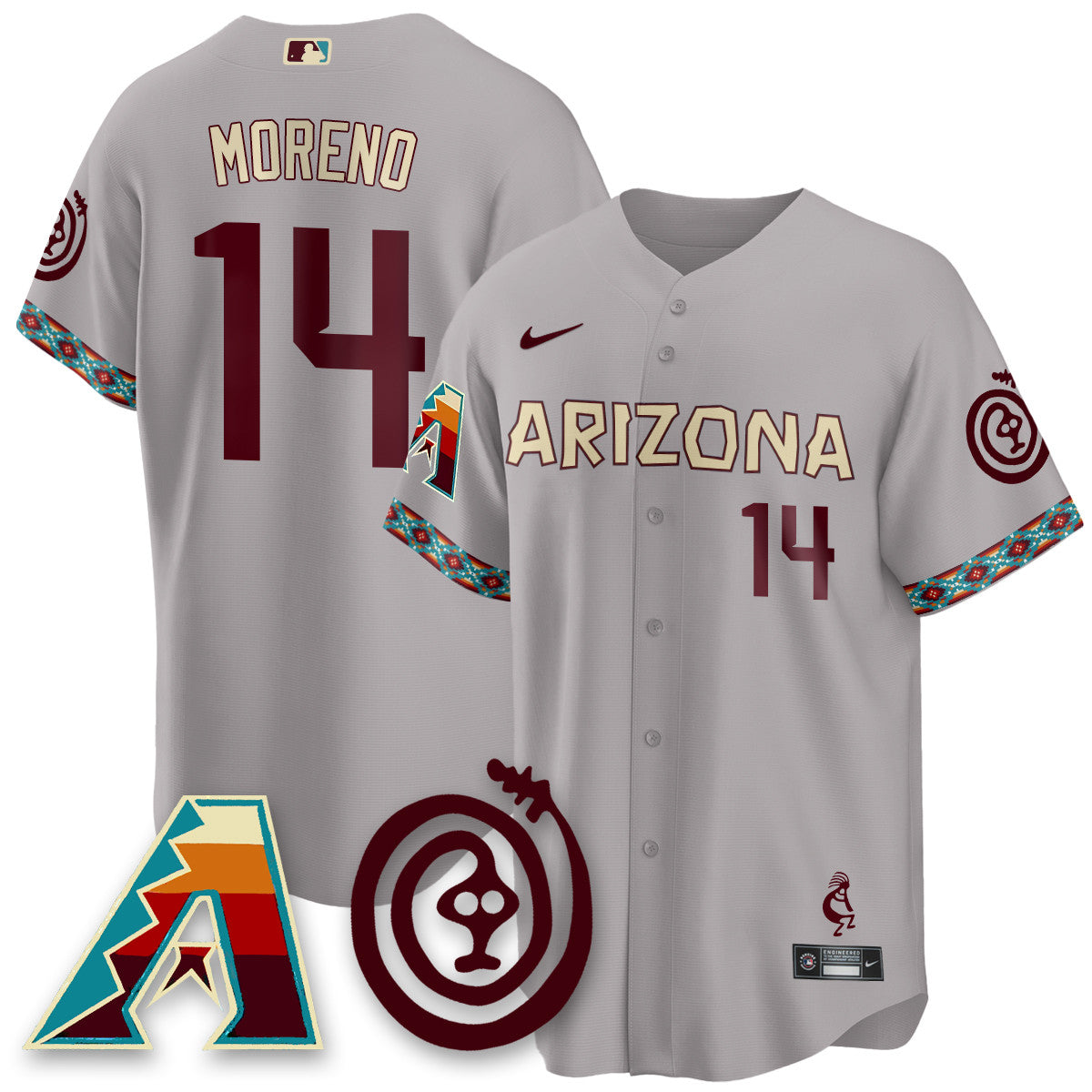 ARI City Connect Concept Jersey V2 - All Stitched