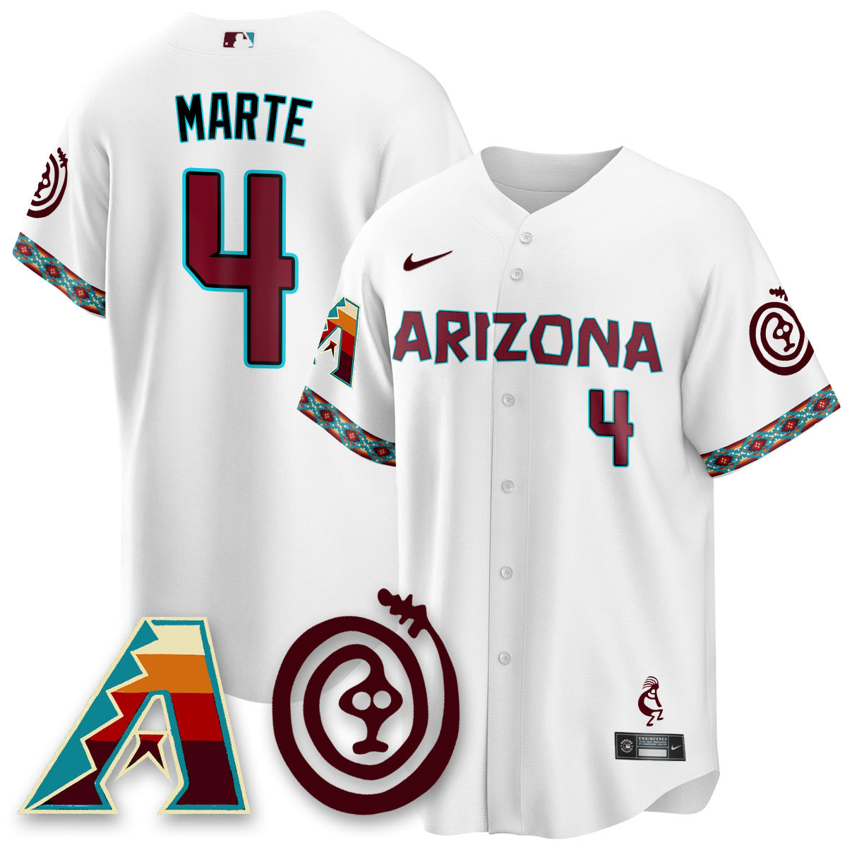ARI City Connect Concept Jersey V2 - All Stitched