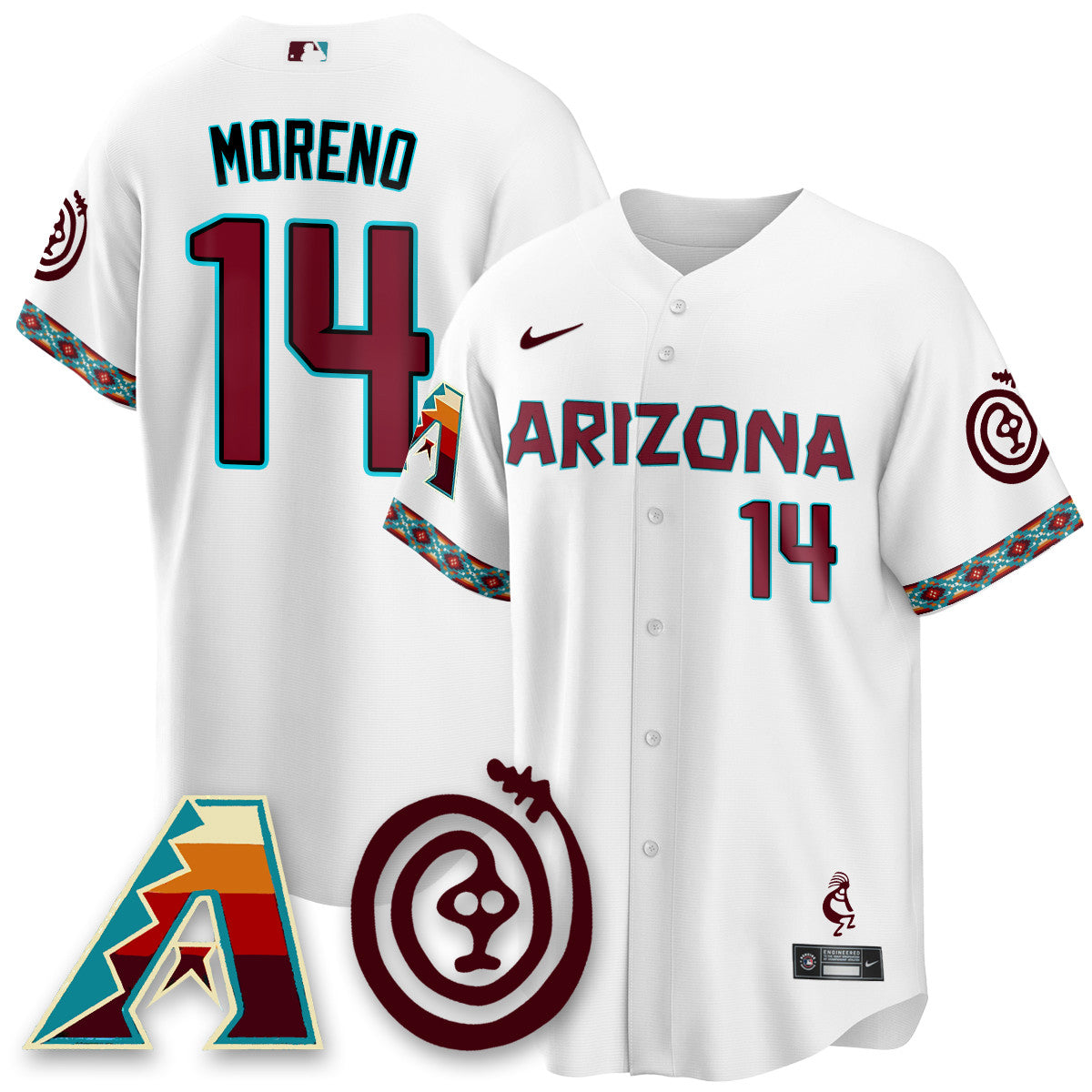 ARI City Connect Concept Jersey V2 - All Stitched