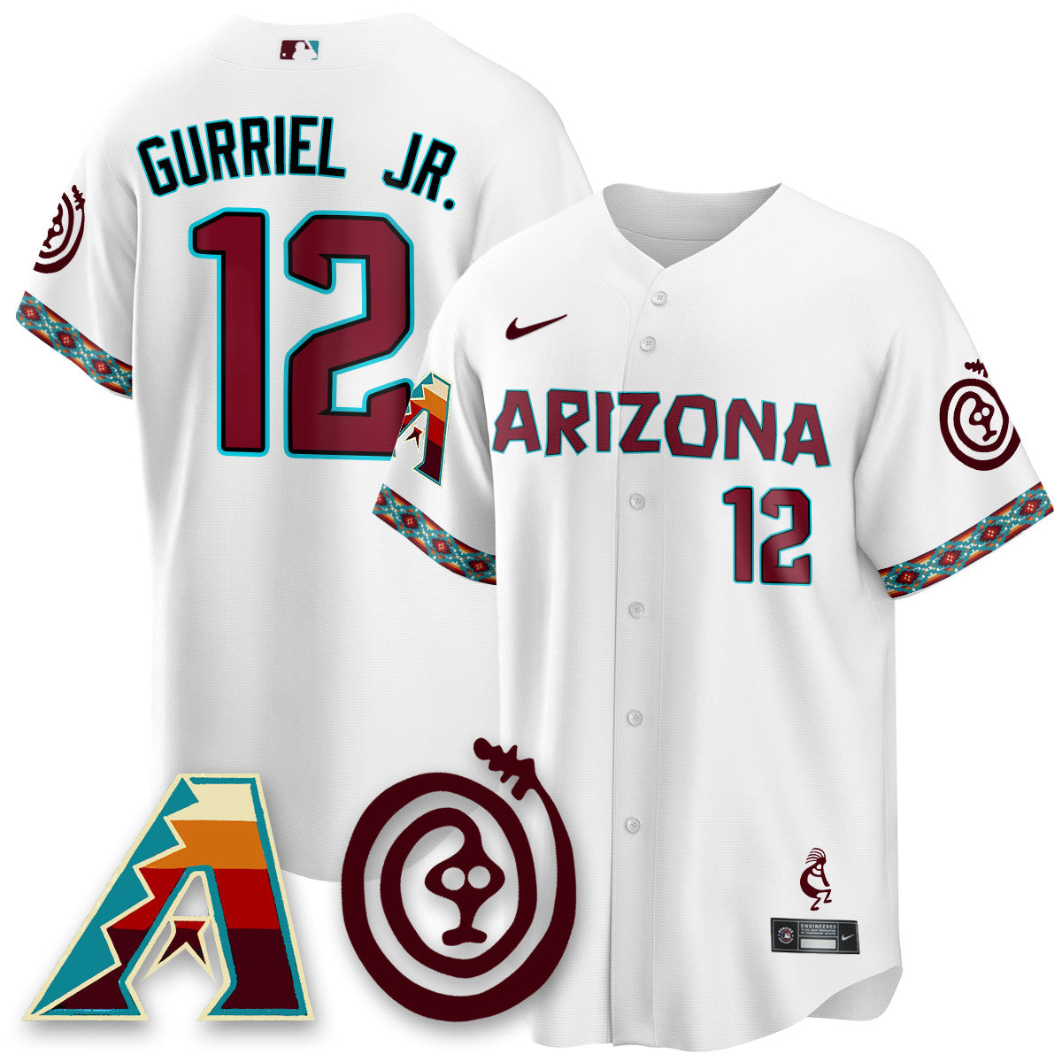 ARI City Connect Concept Jersey V2 - All Stitched