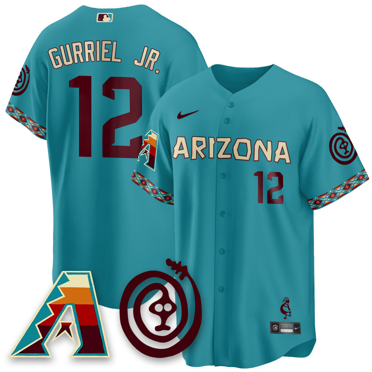 ARI City Connect Concept Jersey V2 - All Stitched