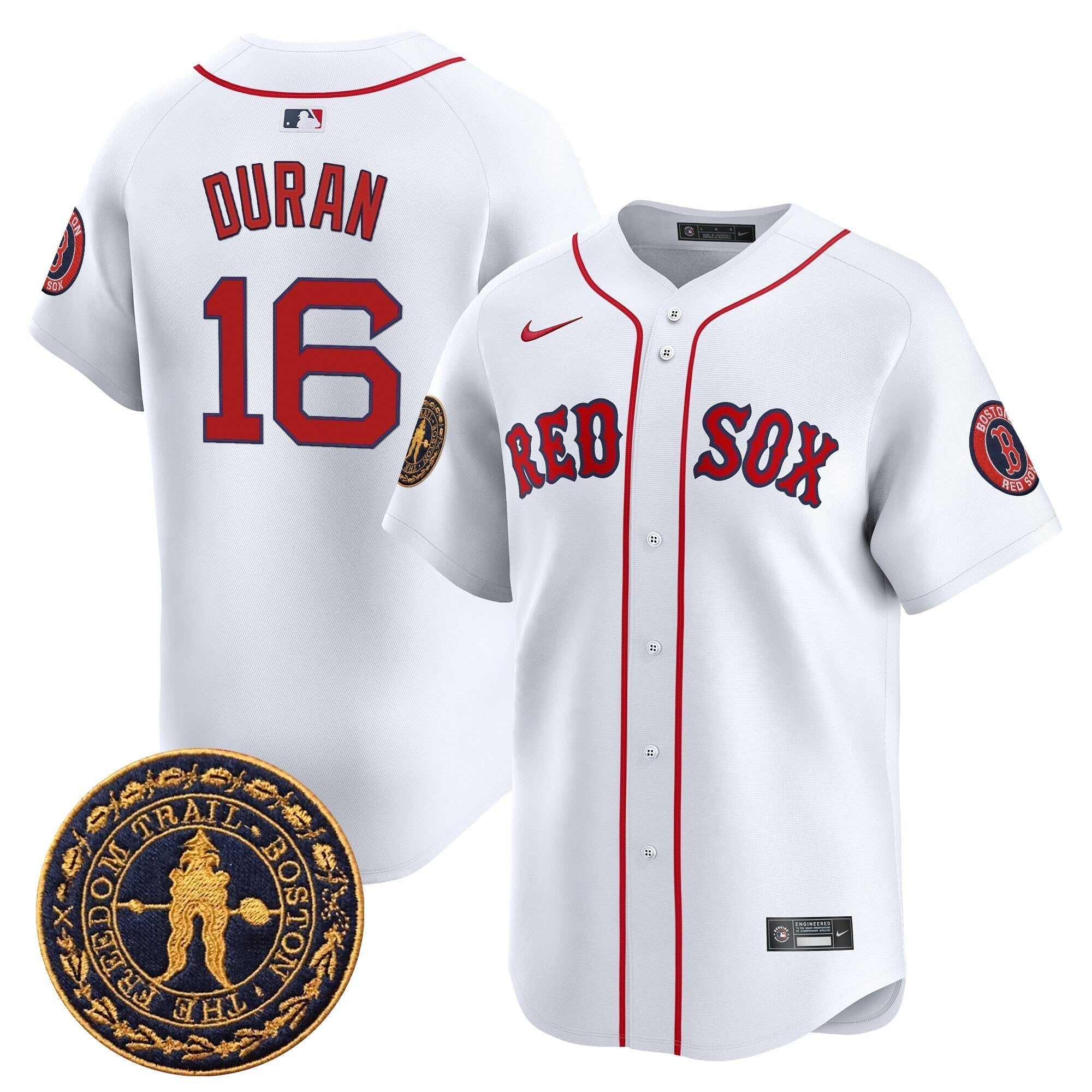 BOS Freedom Trail Patch Vapor Premier Limited Jersey - All Stitched