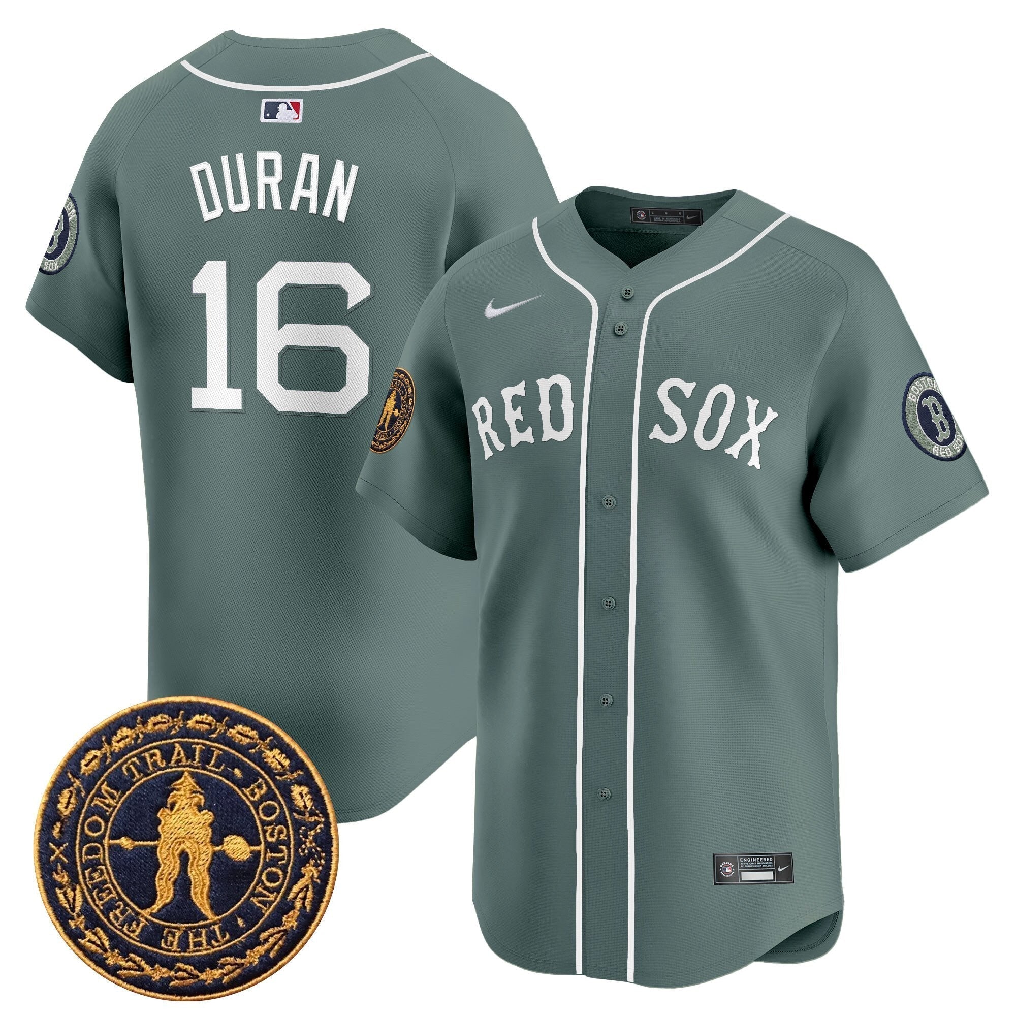 BOS Freedom Trail Patch Vapor Premier Limited Jersey - All Stitched