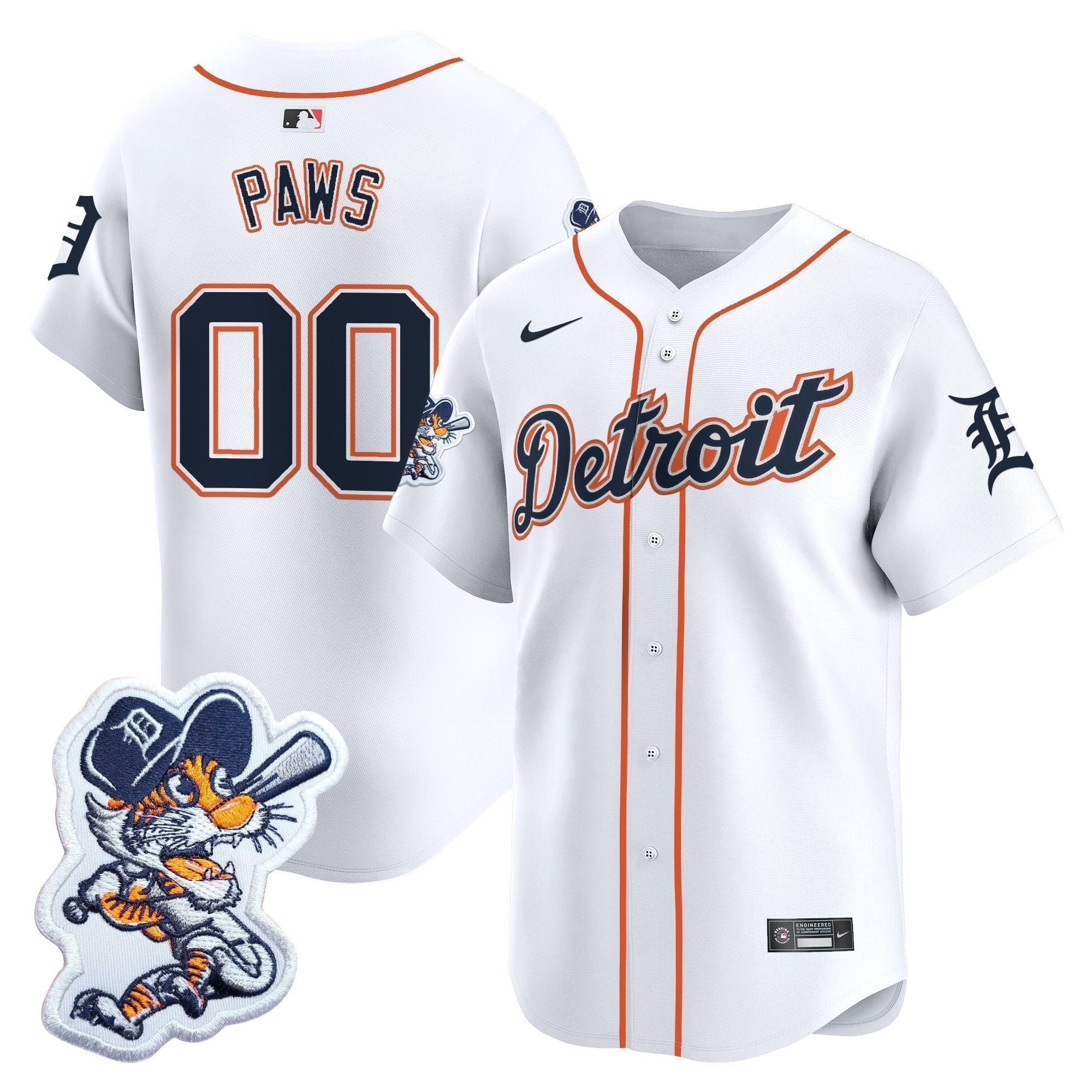 DET Paws Patch Vapor Premier Limited Jersey - All Stitched
