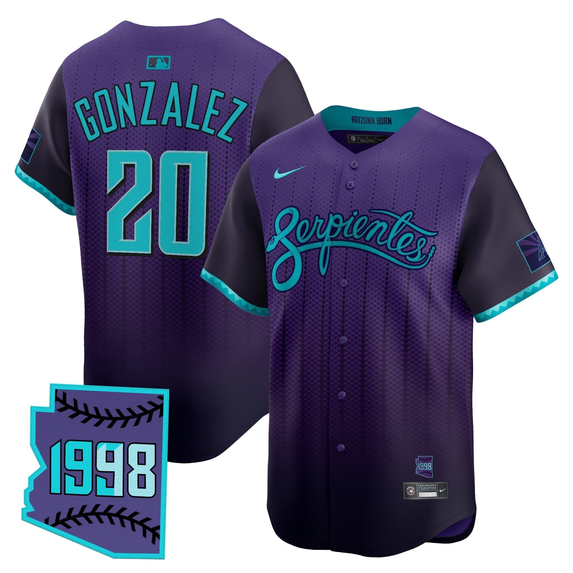 ARI 2025 City Connect Vapor Premier Limited Jersey V2 - Stitched