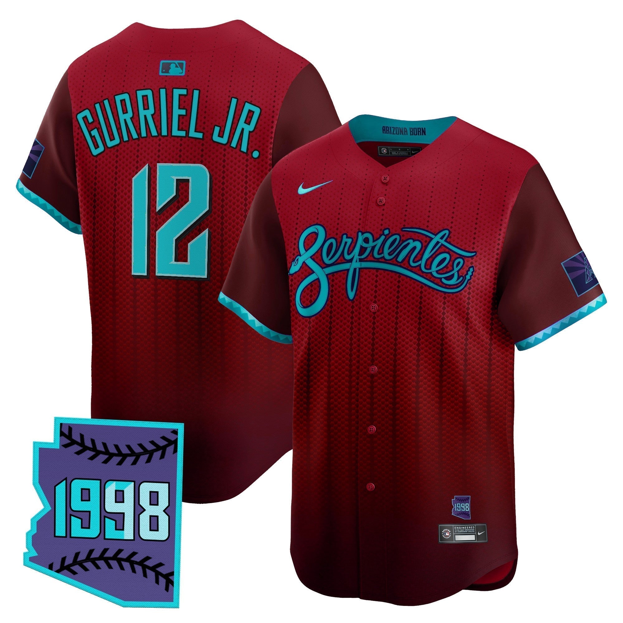 ARI 2025 City Connect Vapor Premier Limited Jersey V2 - Stitched