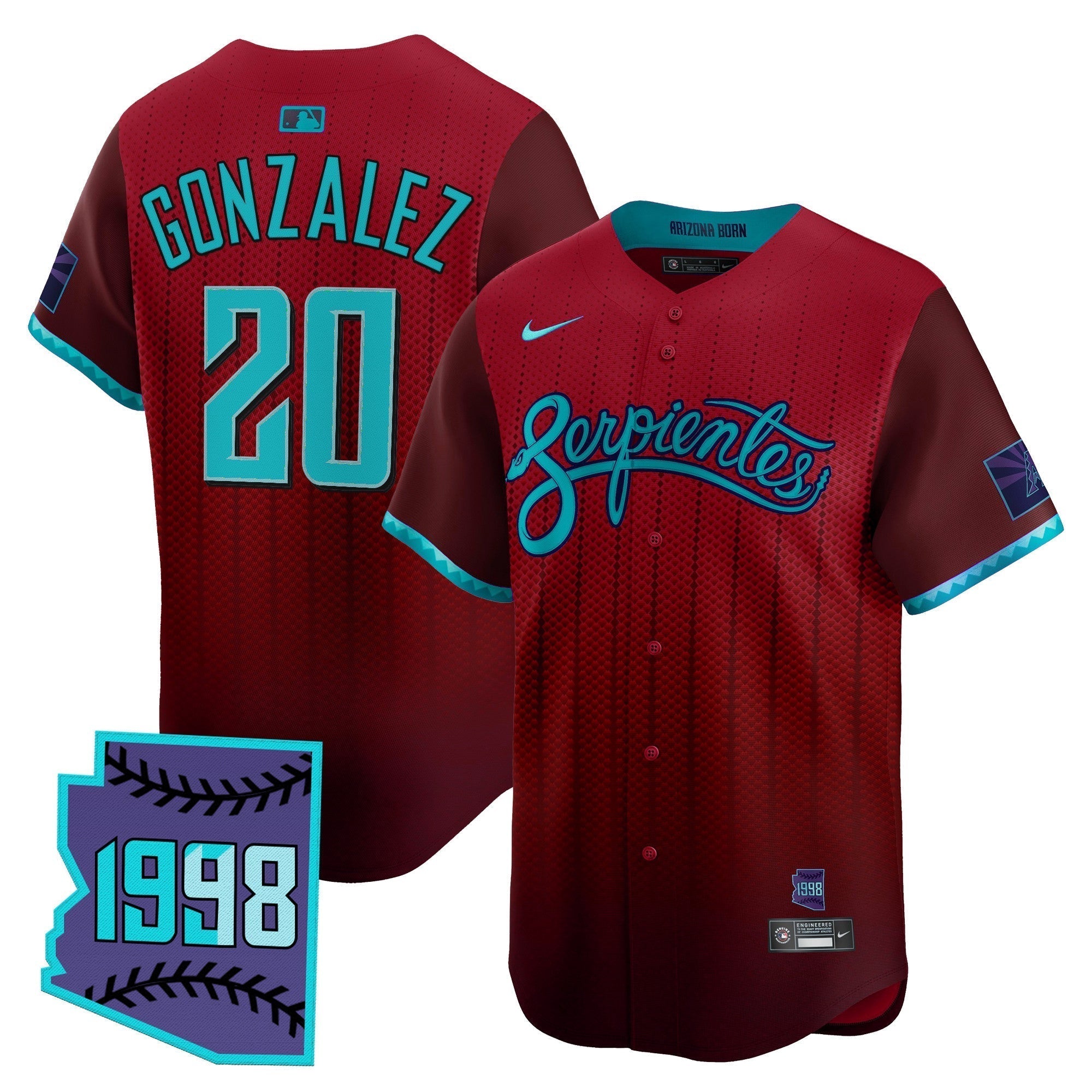 ARI 2025 City Connect Vapor Premier Limited Jersey V2 - Stitched