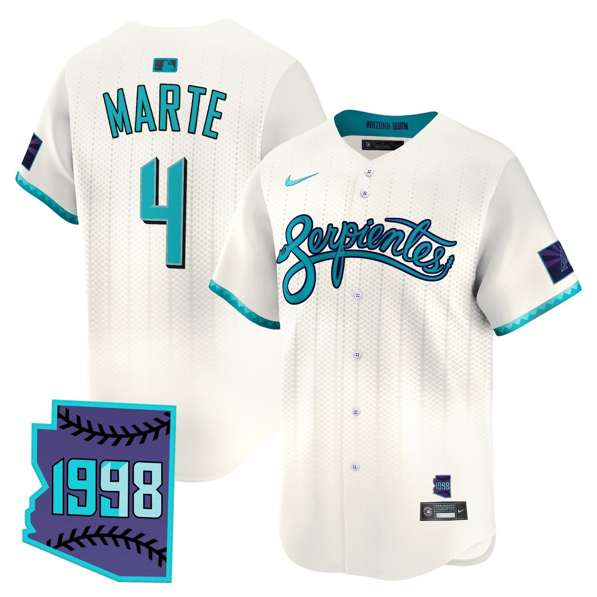 ARI 2025 City Connect Vapor Premier Limited Jersey V2 - Stitched