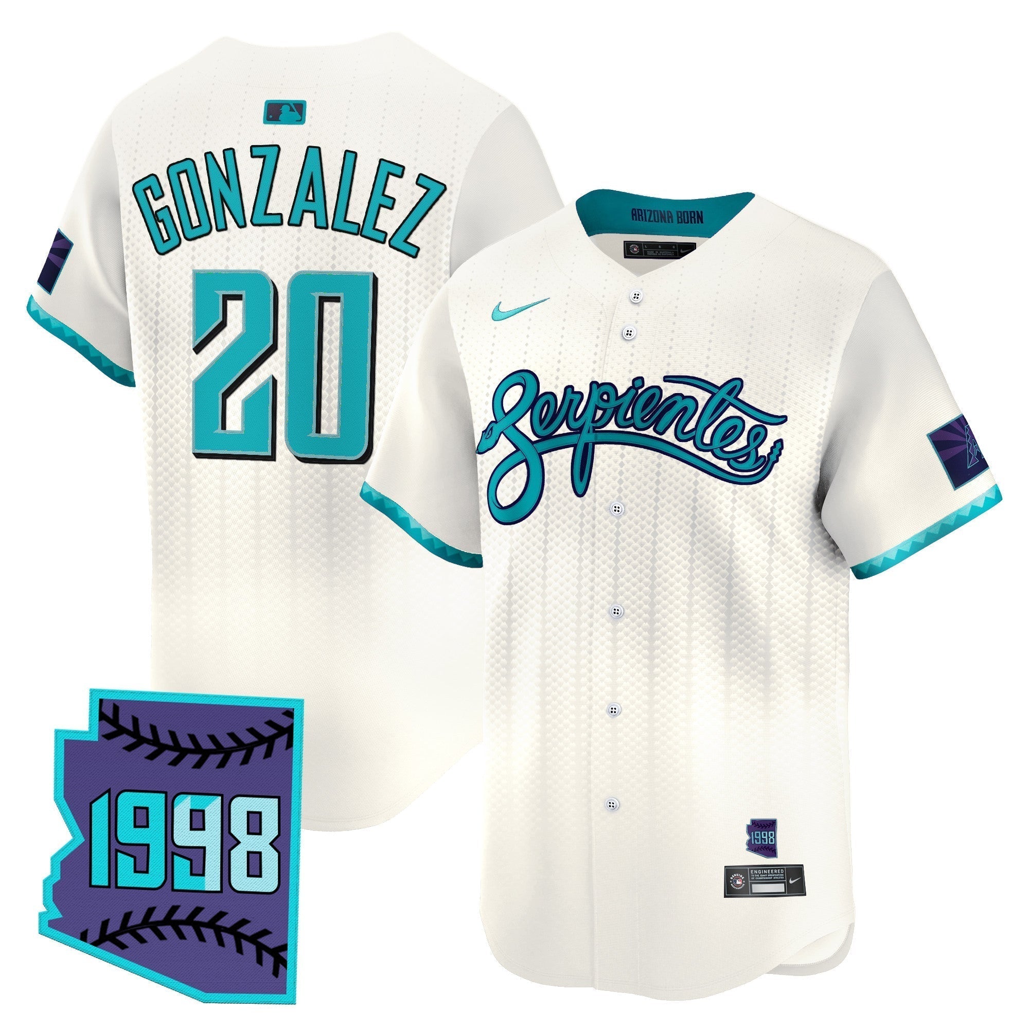 ARI 2025 City Connect Vapor Premier Limited Jersey V2 - Stitched