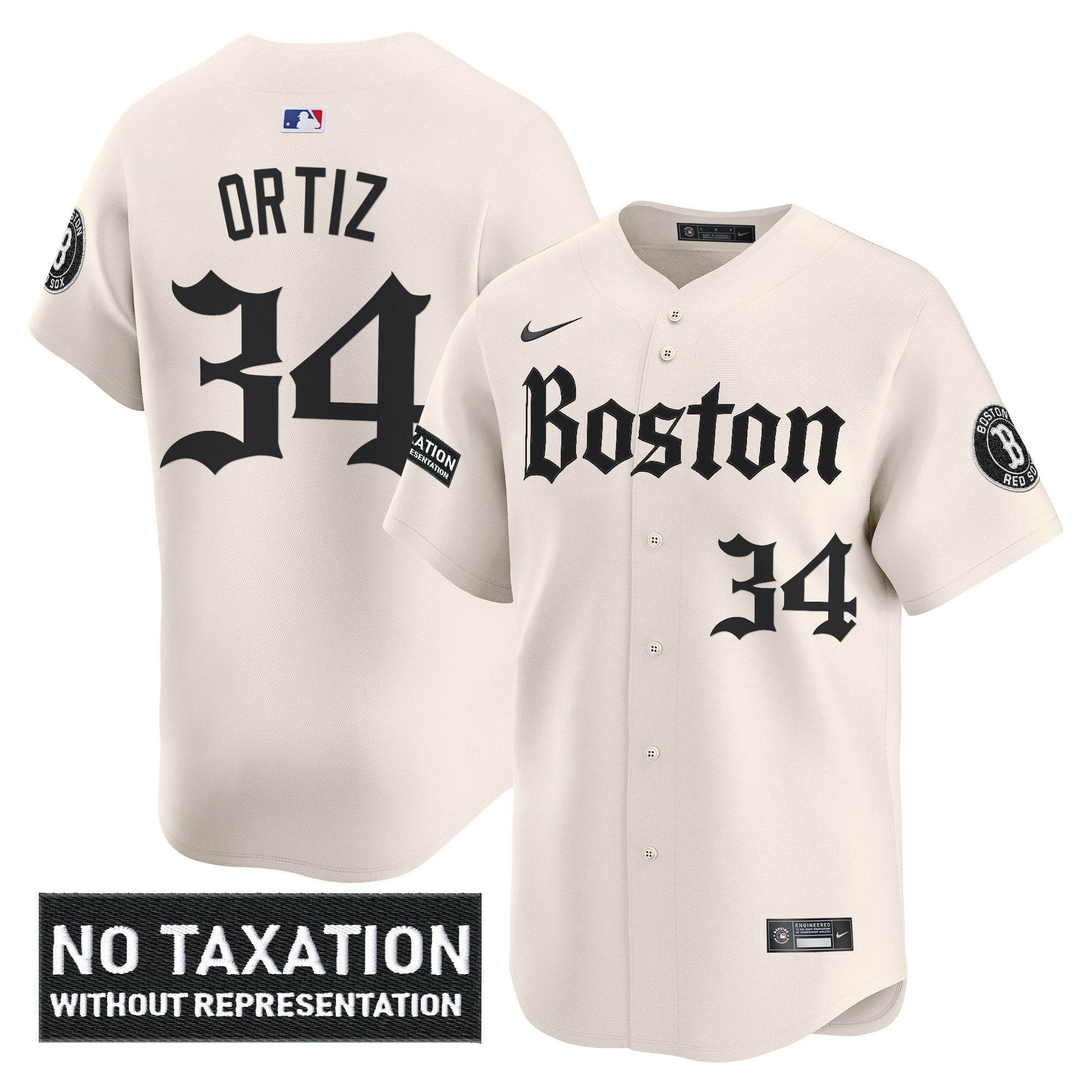 BOS 'Retro Newspaper Edition' Vapor Premier Limited Jersey - All Stitched