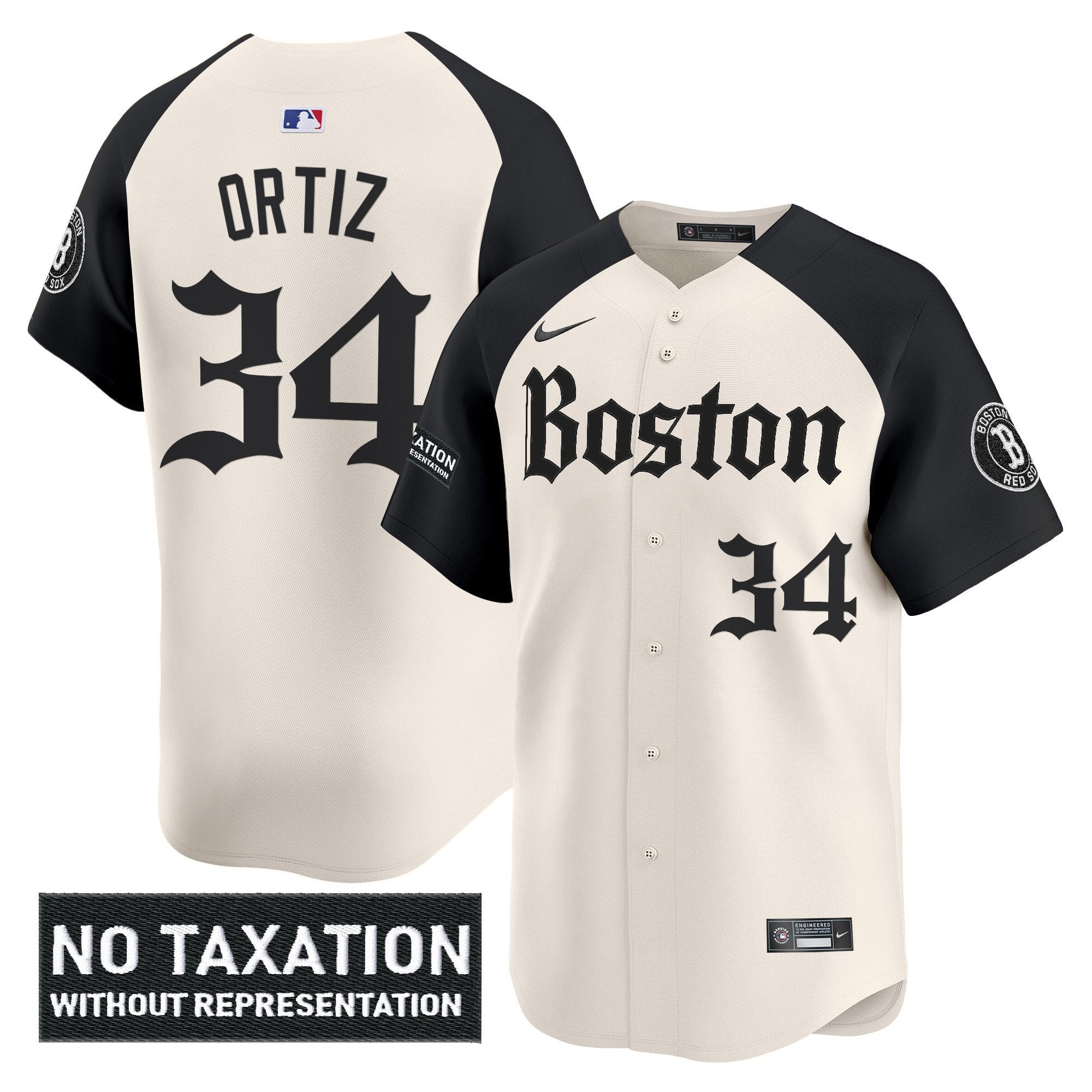 BOS 'Retro Newspaper Edition' Vapor Premier Limited Jersey - All Stitched