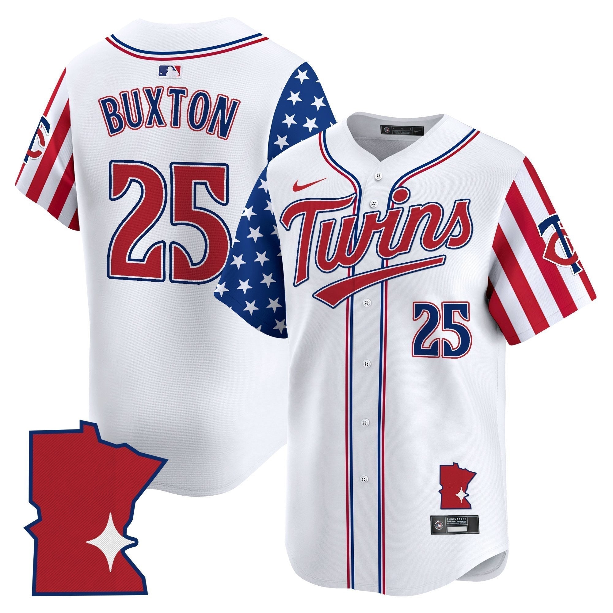 MIN 2025 Independence Day Vapor Premier Limited Jersey - Stitched