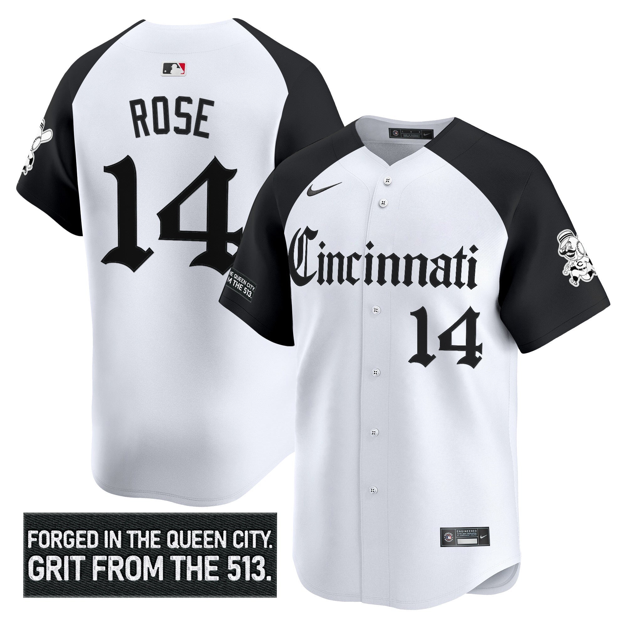 CIN 'Gothic Queen City Edition' Vapor Premier Limited Jersey - All Stitched