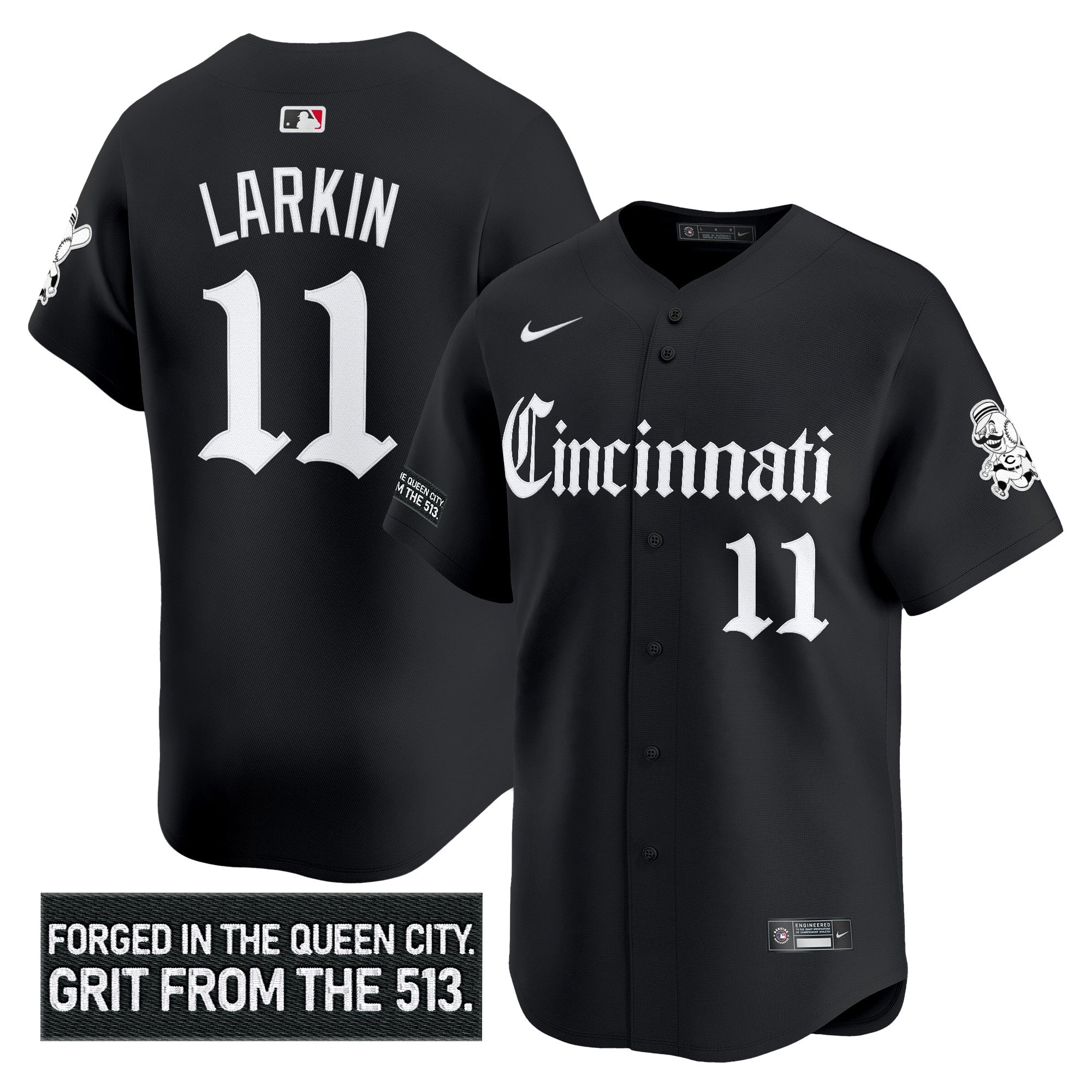 CIN 'Gothic Queen City Edition' Vapor Premier Limited Men Jersey - All Stitched