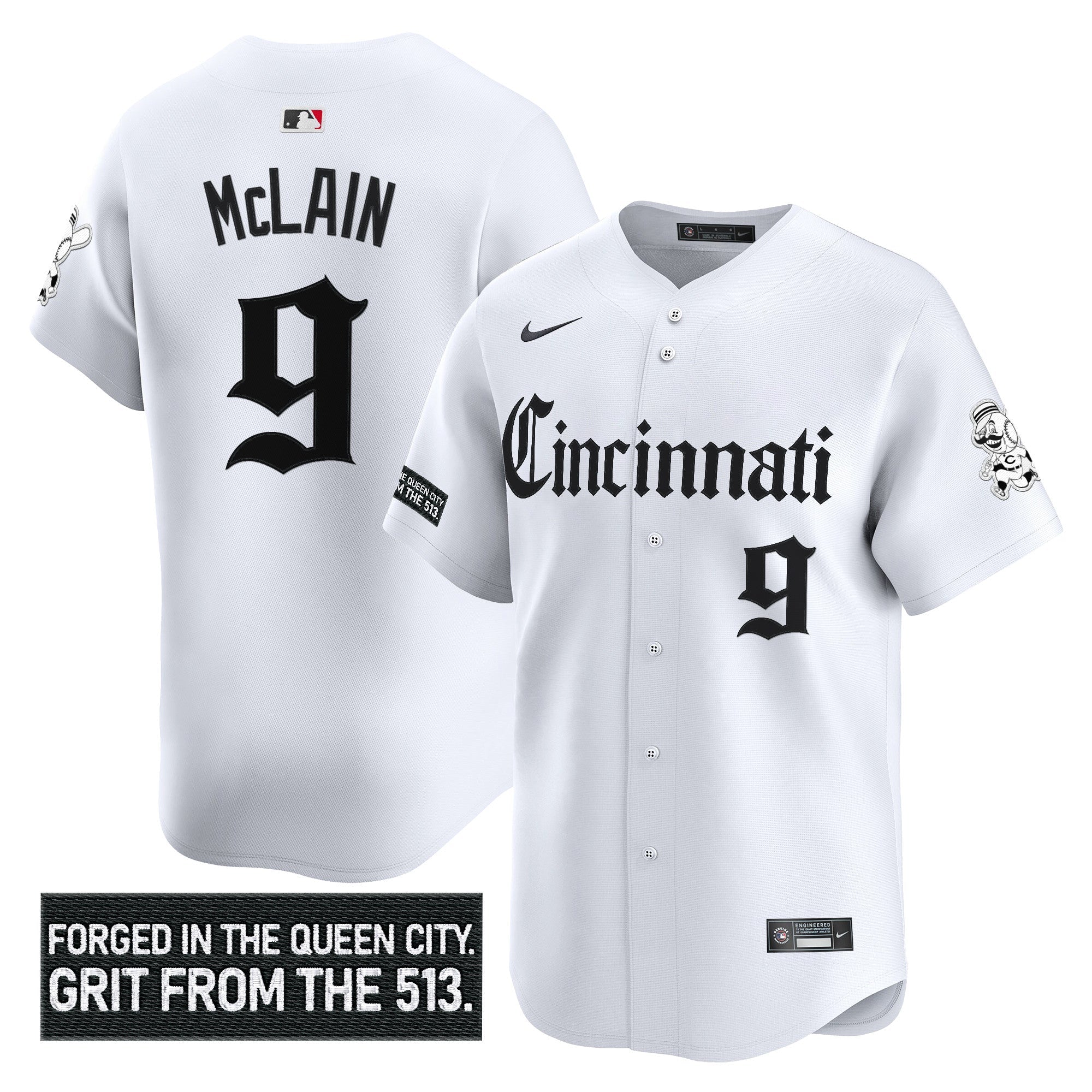 CIN 'Gothic Queen City Edition' Vapor Premier Limited Jersey - All Stitched