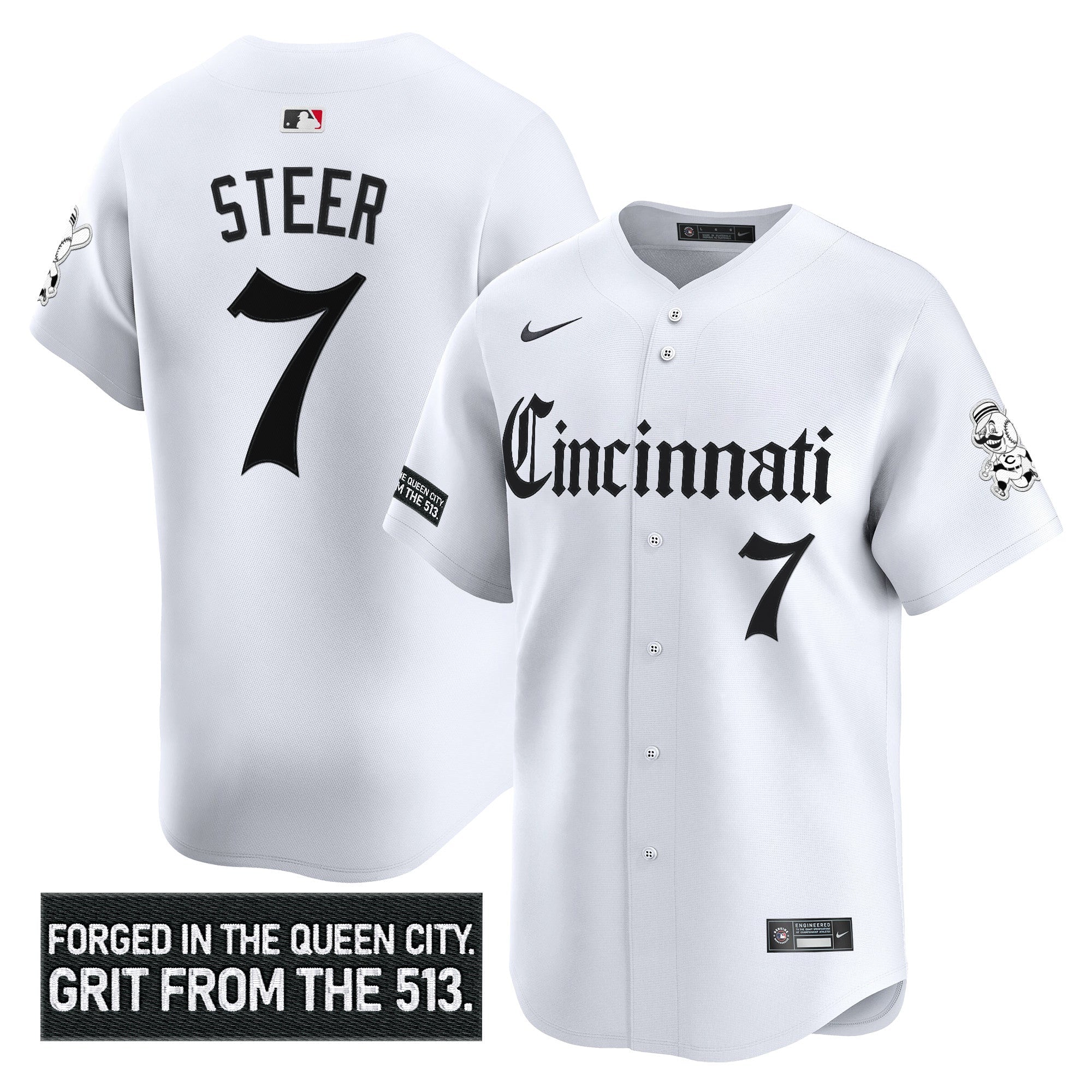 CIN 'Gothic Queen City Edition' Vapor Premier Limited Jersey - All Stitched