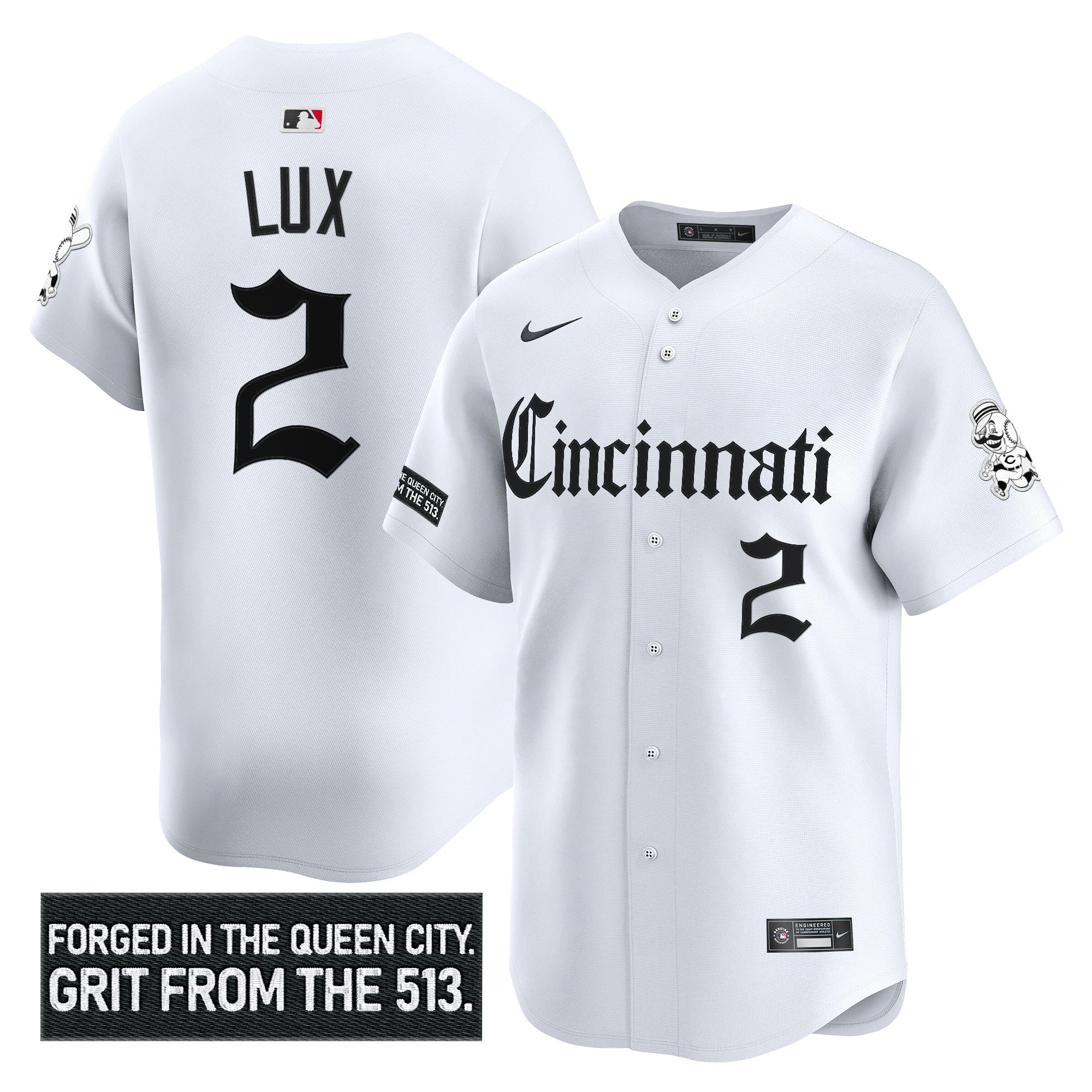 CIN 'Gothic Queen City Edition' Vapor Premier Limited Jersey - All Stitched
