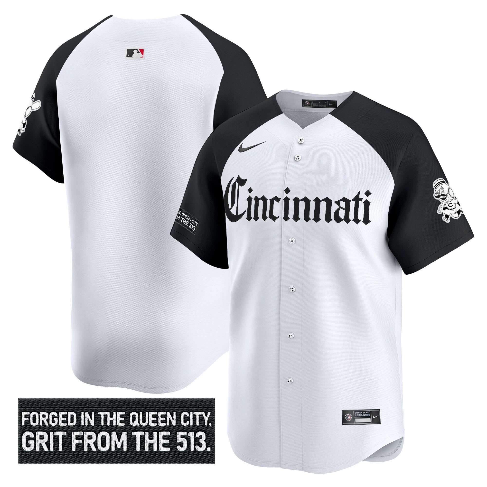 CIN 'Gothic Queen City Edition' Vapor Premier Limited Jersey - All Stitched