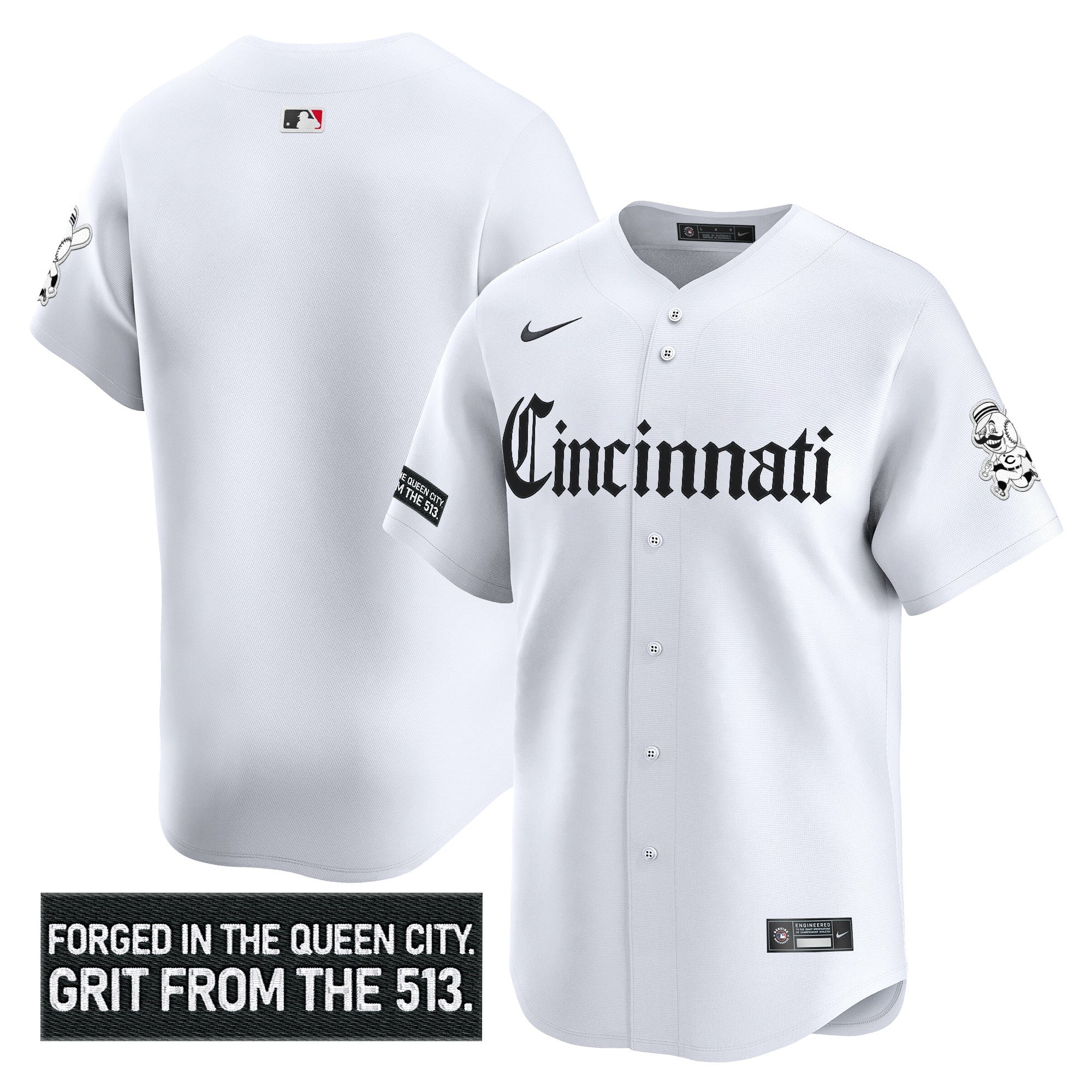 CIN 'Gothic Queen City Edition' Vapor Premier Limited Jersey - All Stitched