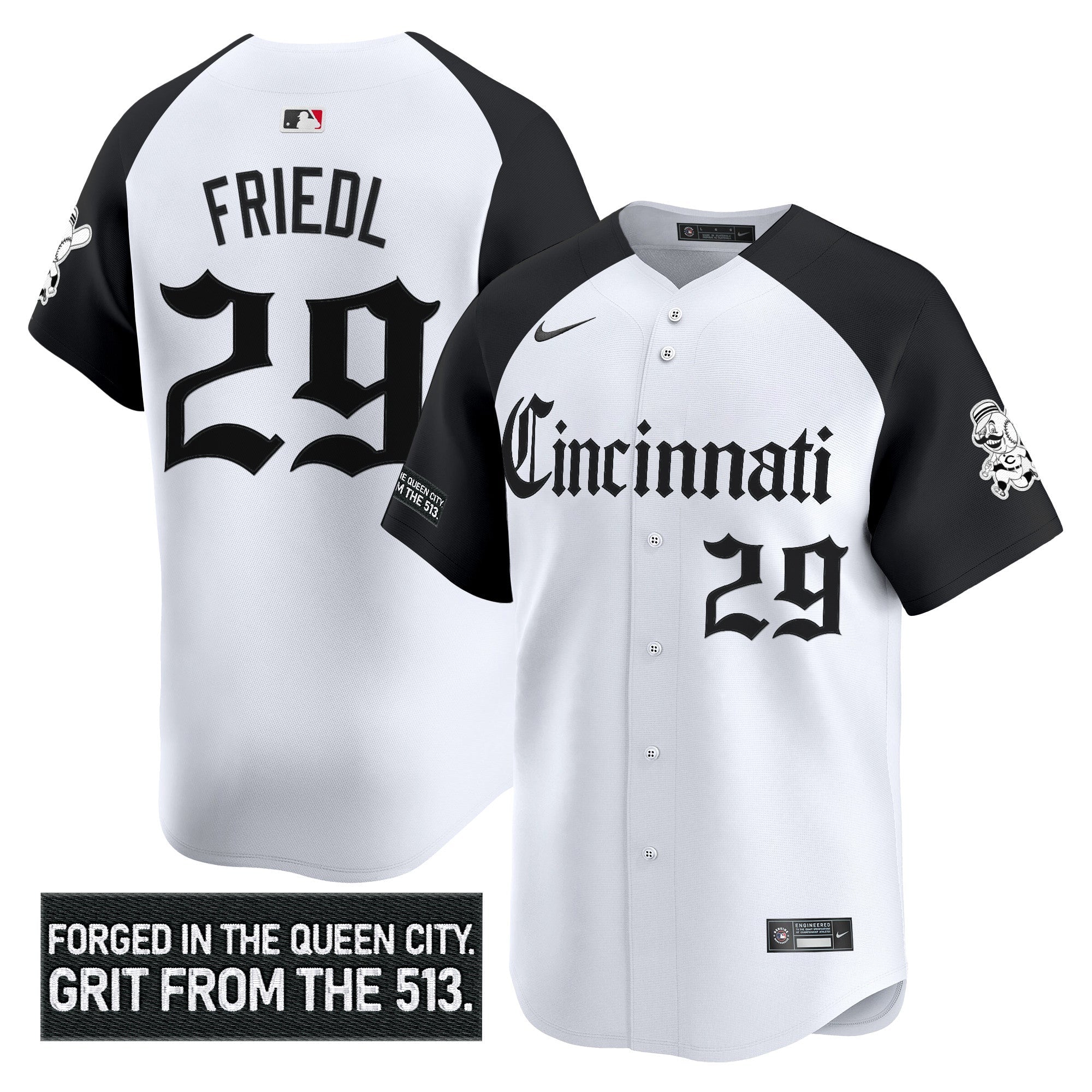 CIN 'Gothic Queen City Edition' Vapor Premier Limited Jersey - All Stitched