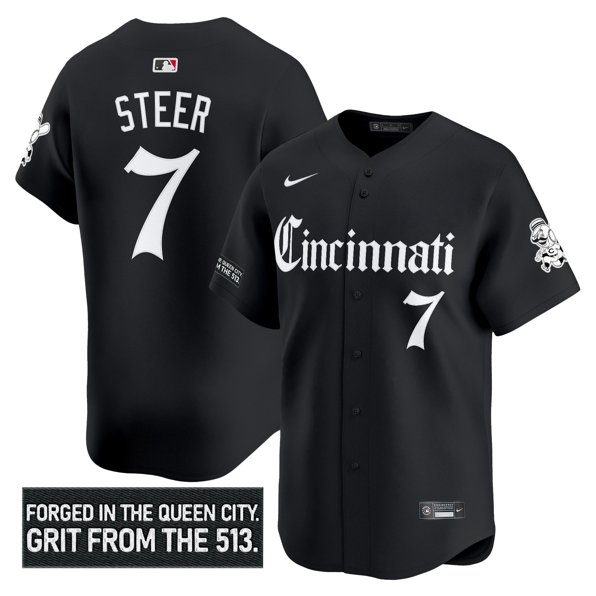 CIN 'Gothic Queen City Edition' Vapor Premier Limited Men Jersey - All Stitched