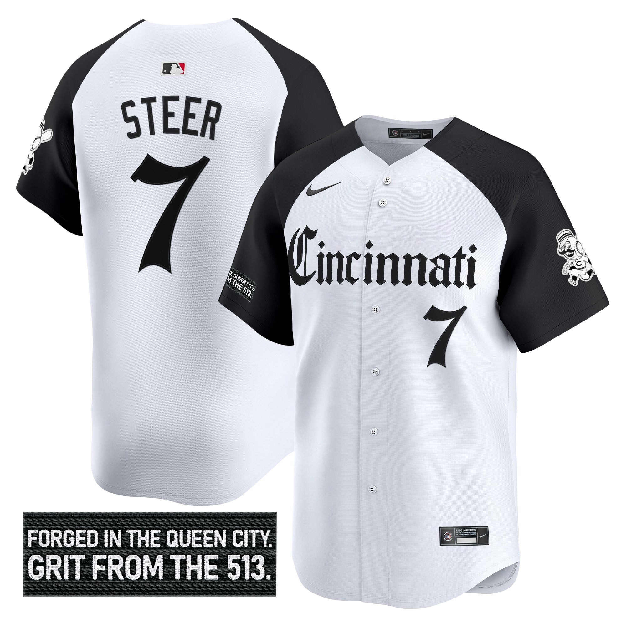 CIN 'Gothic Queen City Edition' Vapor Premier Limited Jersey - All Stitched