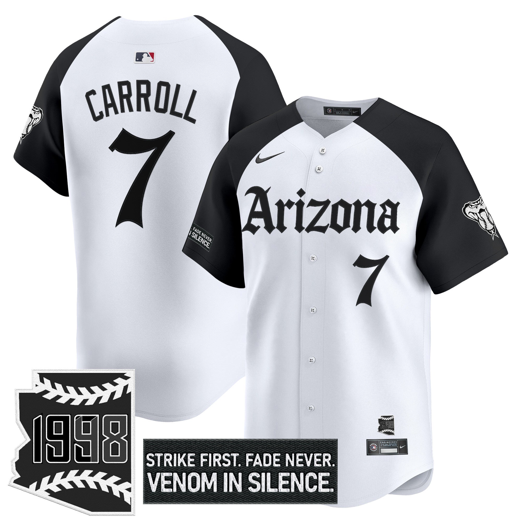 ARI 'Gothic Desert Fang Edition' Vapor Premier Limited Jersey - All Stitched
