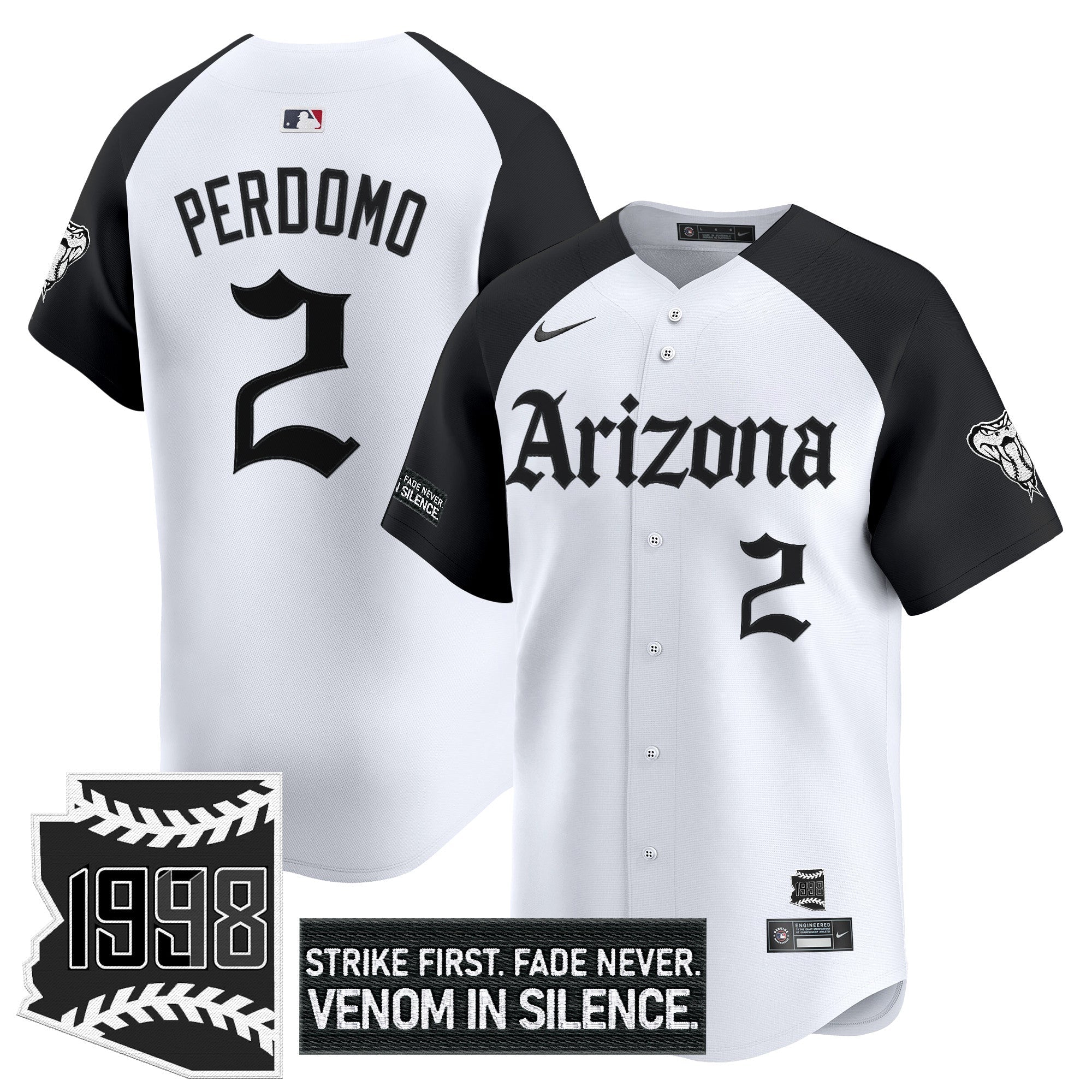 ARI 'Gothic Desert Fang Edition' Vapor Premier Limited Jersey - All Stitched
