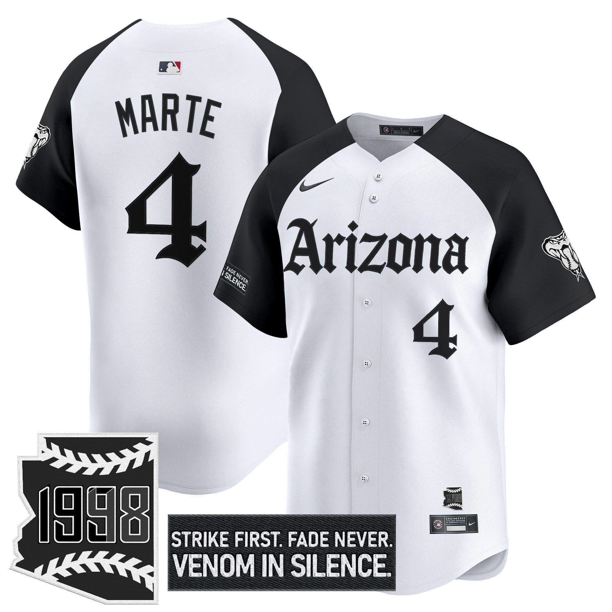 ARI 'Gothic Desert Fang Edition' Vapor Premier Limited Jersey - All Stitched