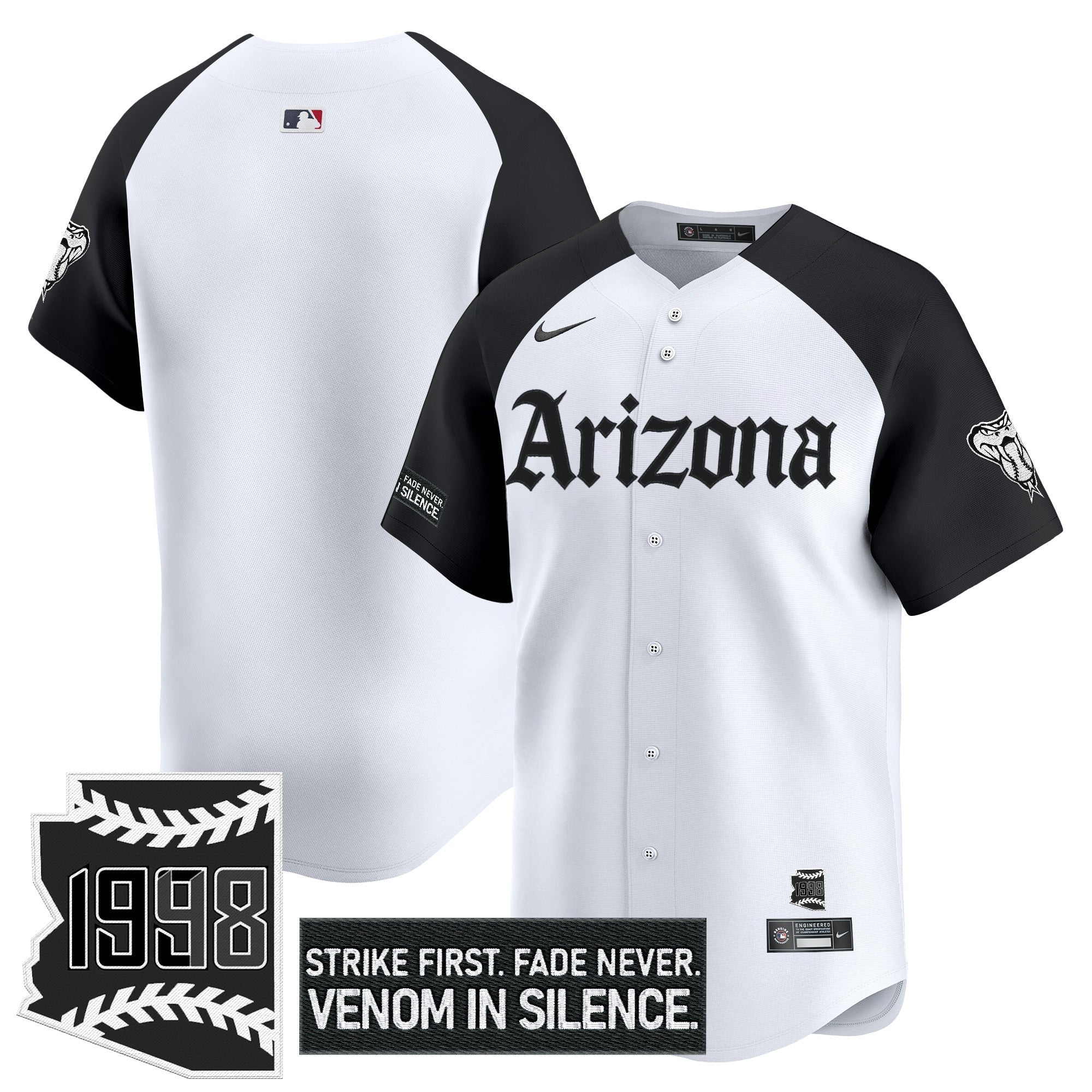 ARI 'Gothic Desert Fang Edition' Vapor Premier Limited Jersey - All Stitched