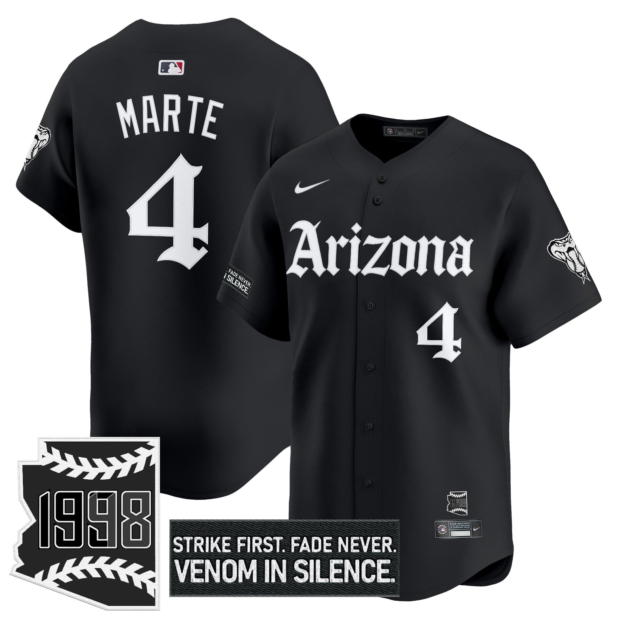 ARI 'Gothic Desert Fang Edition' Vapor Premier Limited Men Jersey - All Stitched
