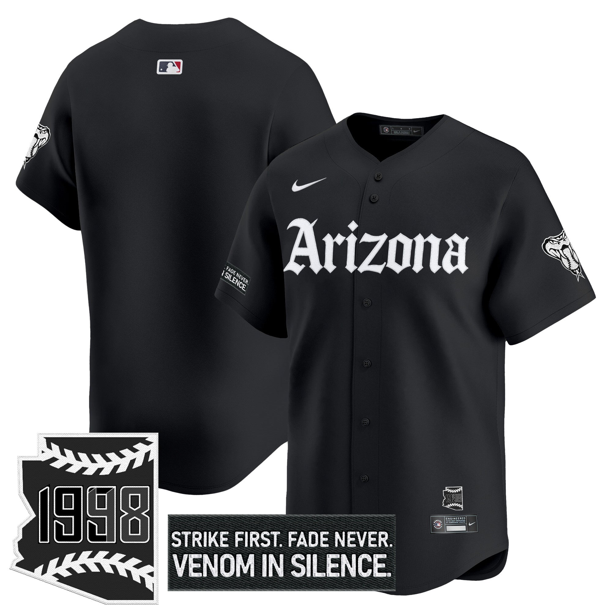 ARI 'Gothic Desert Fang Edition' Vapor Premier Limited Men Jersey - All Stitched