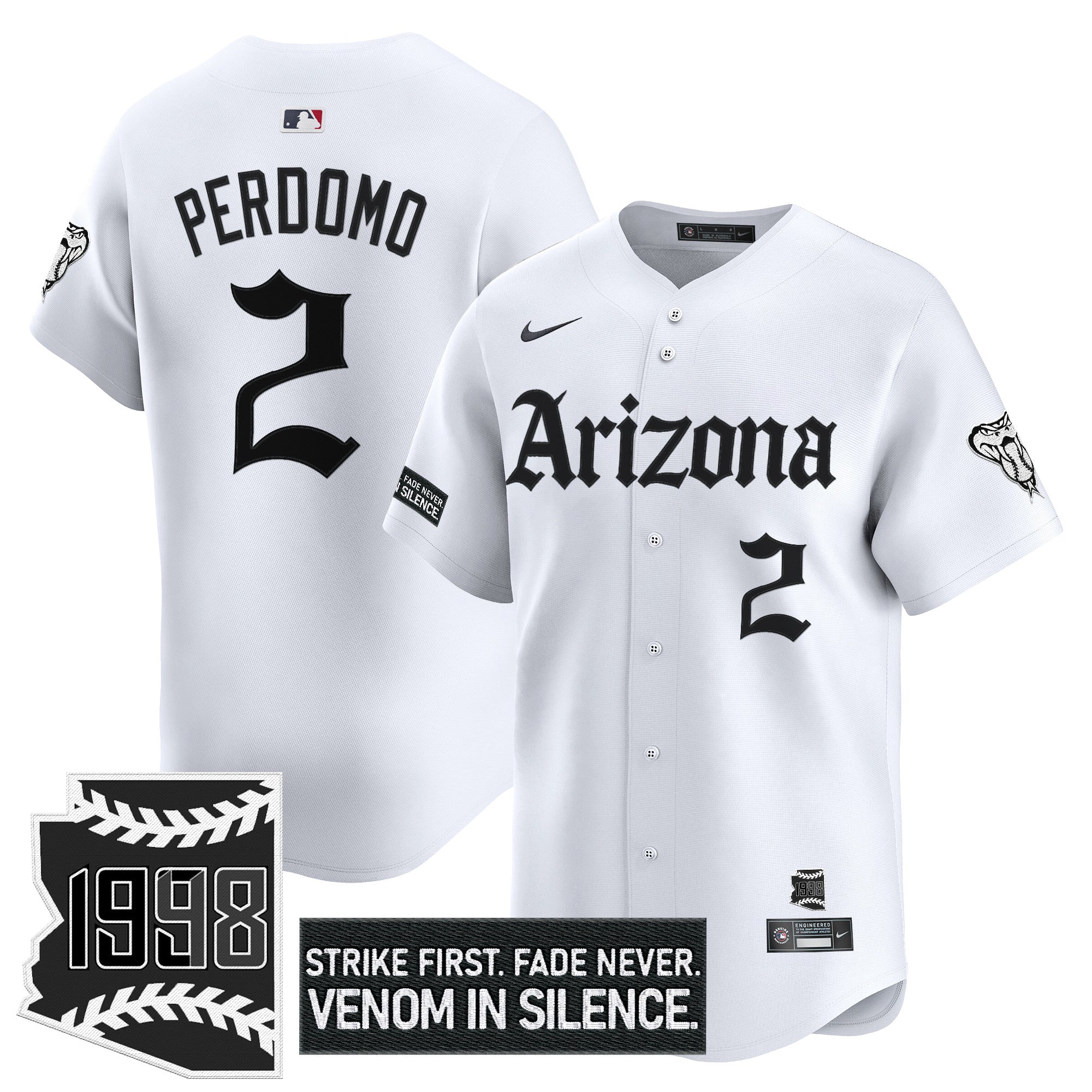 ARI 'Gothic Desert Fang Edition' Vapor Premier Limited Jersey - All Stitched