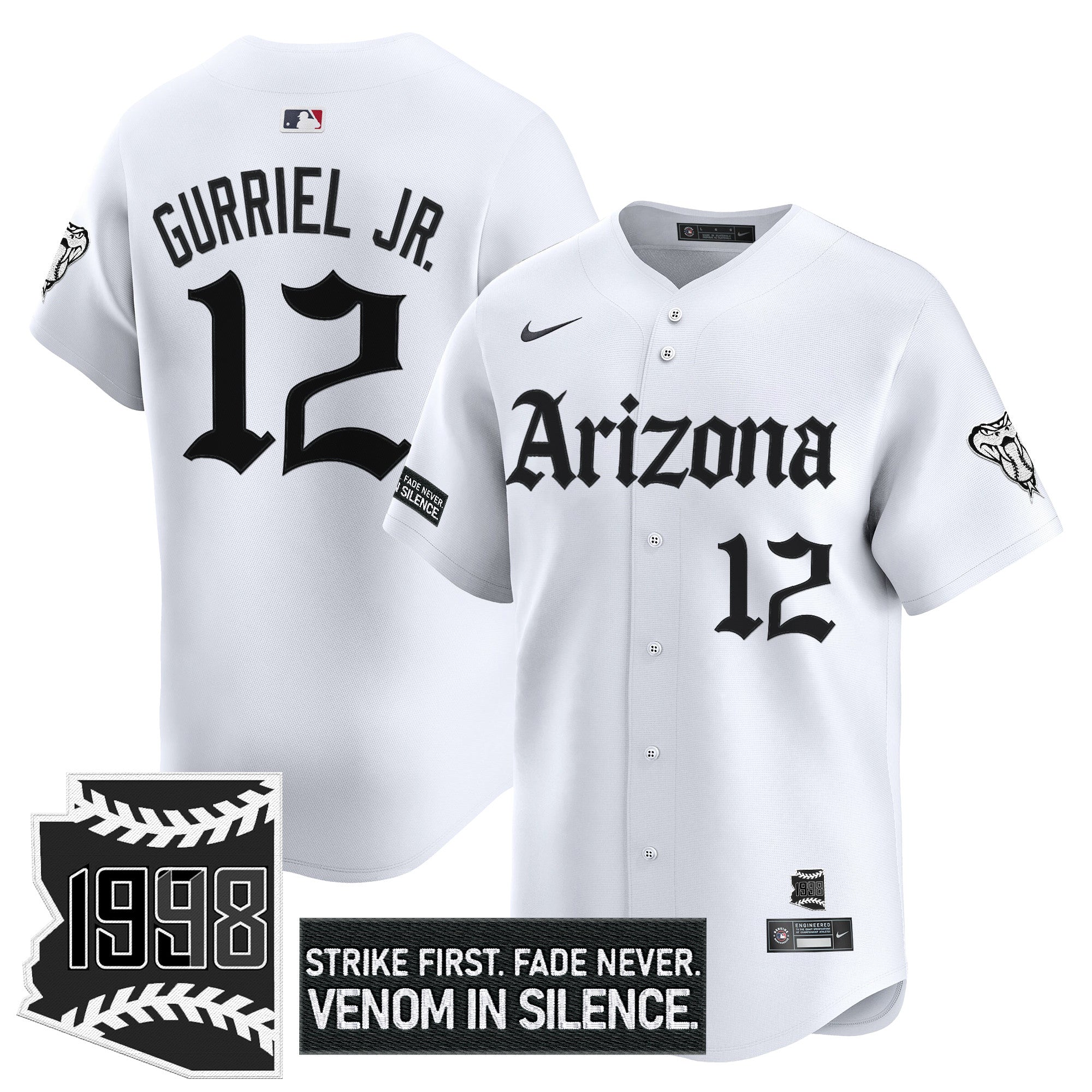 ARI 'Gothic Desert Fang Edition' Vapor Premier Limited Jersey - All Stitched