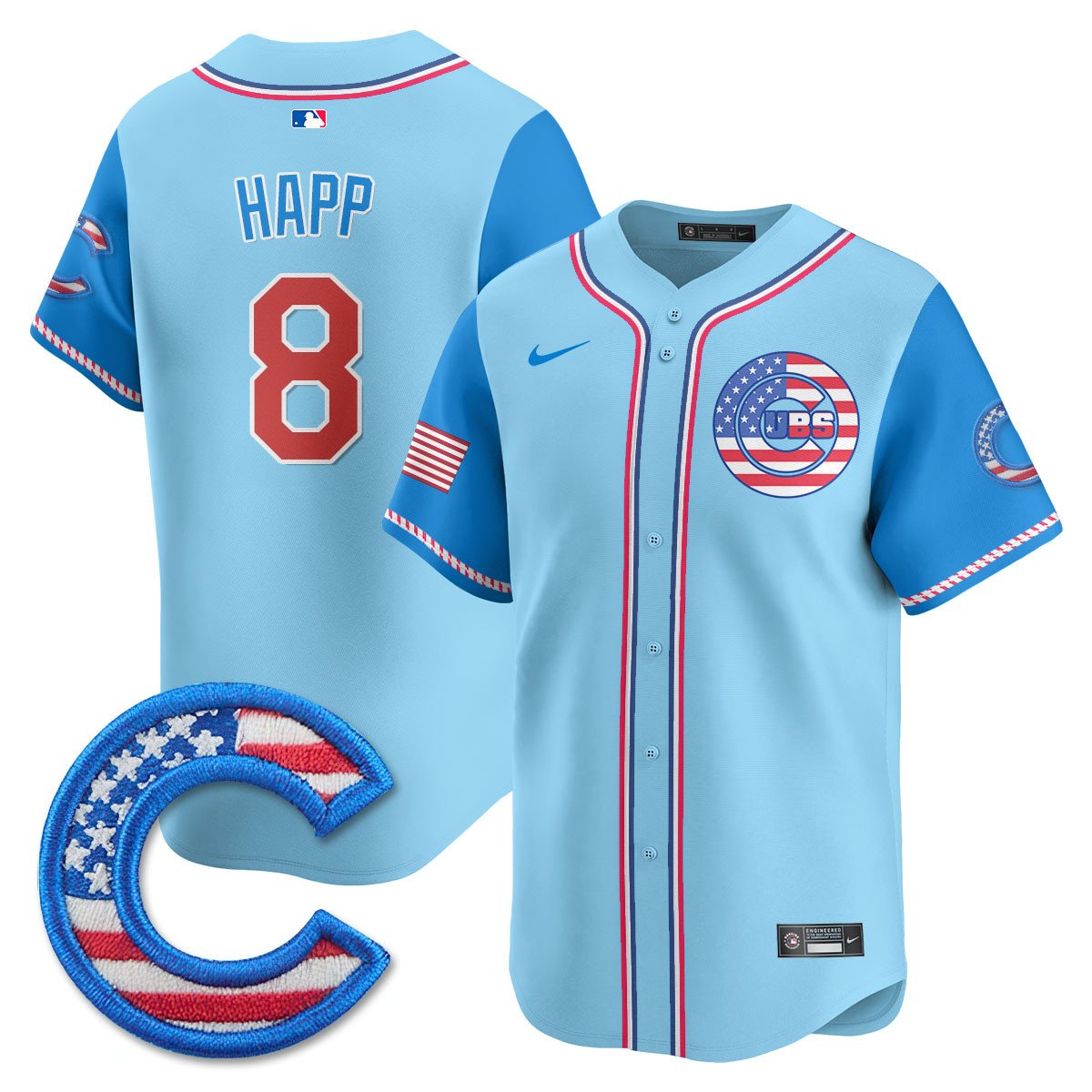 CHC 2025 Fourth of July Jersey - Stitched