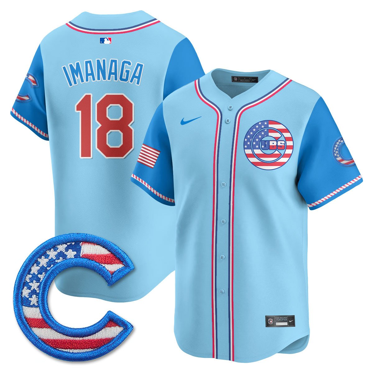CHC 2025 Fourth of July Jersey - Stitched