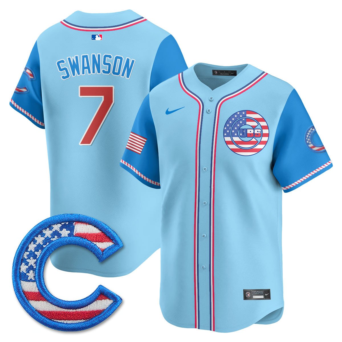 CHC 2025 Fourth of July Jersey - Stitched