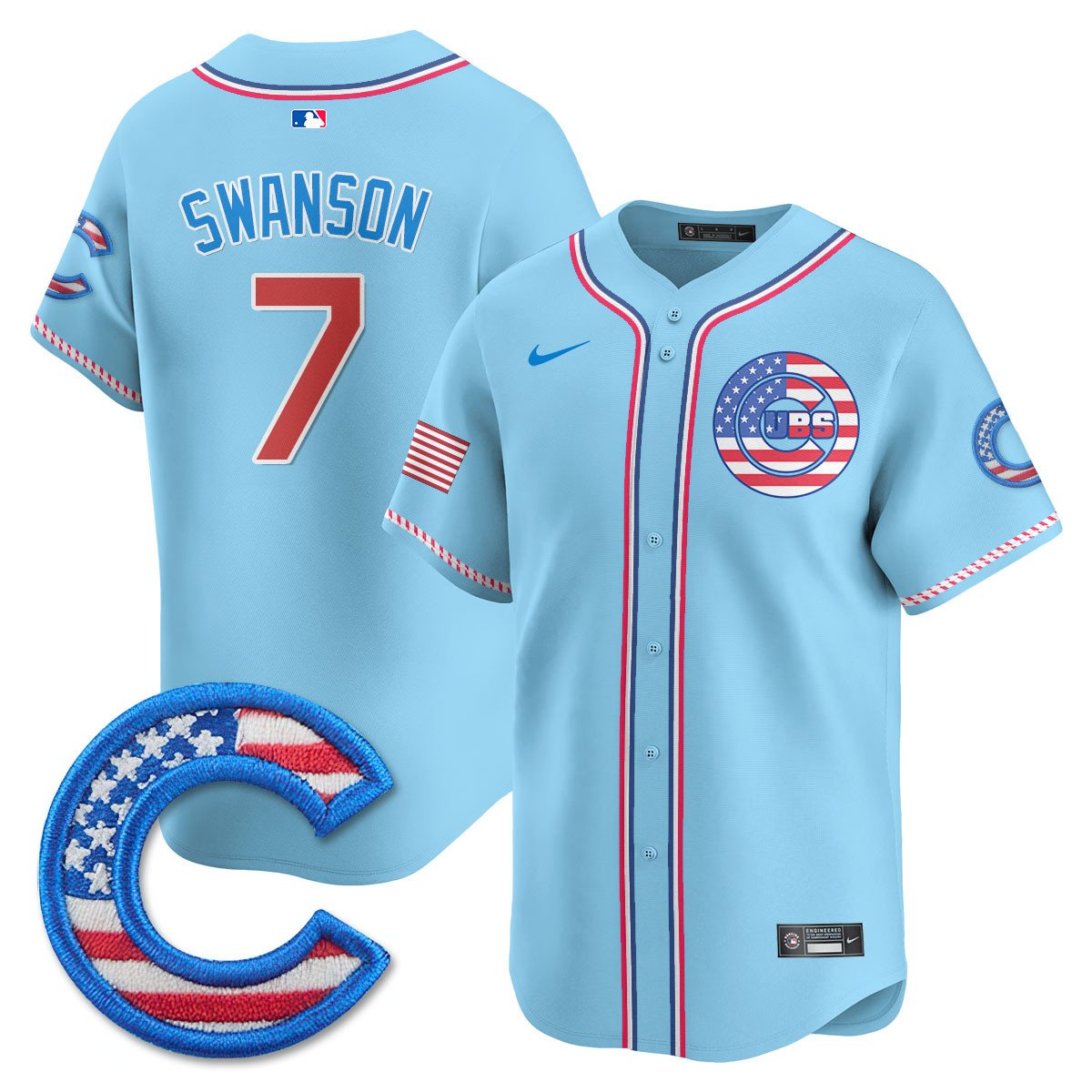 CHC 2025 Fourth of July Jersey - Stitched