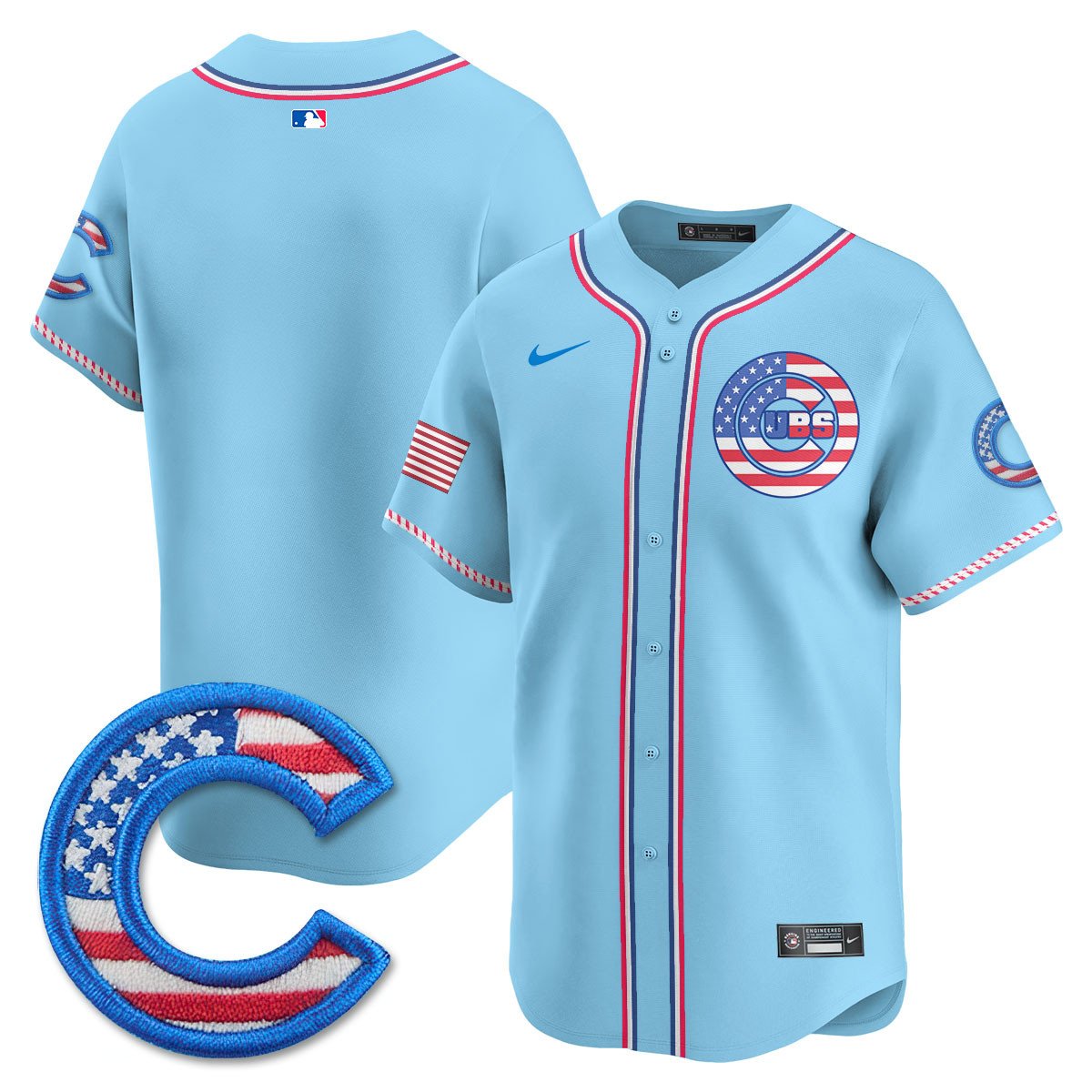 CHC 2025 Fourth of July Jersey - Stitched
