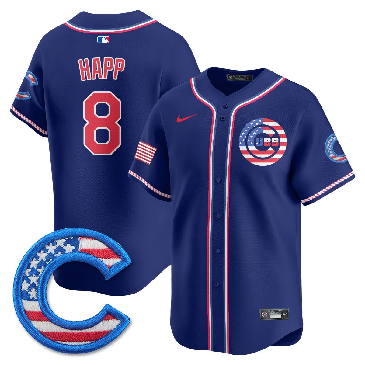 CHC 2025 Fourth of July Jersey - Stitched