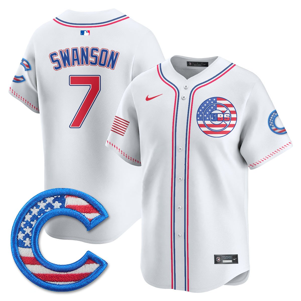 CHC 2025 Fourth of July Jersey - Stitched
