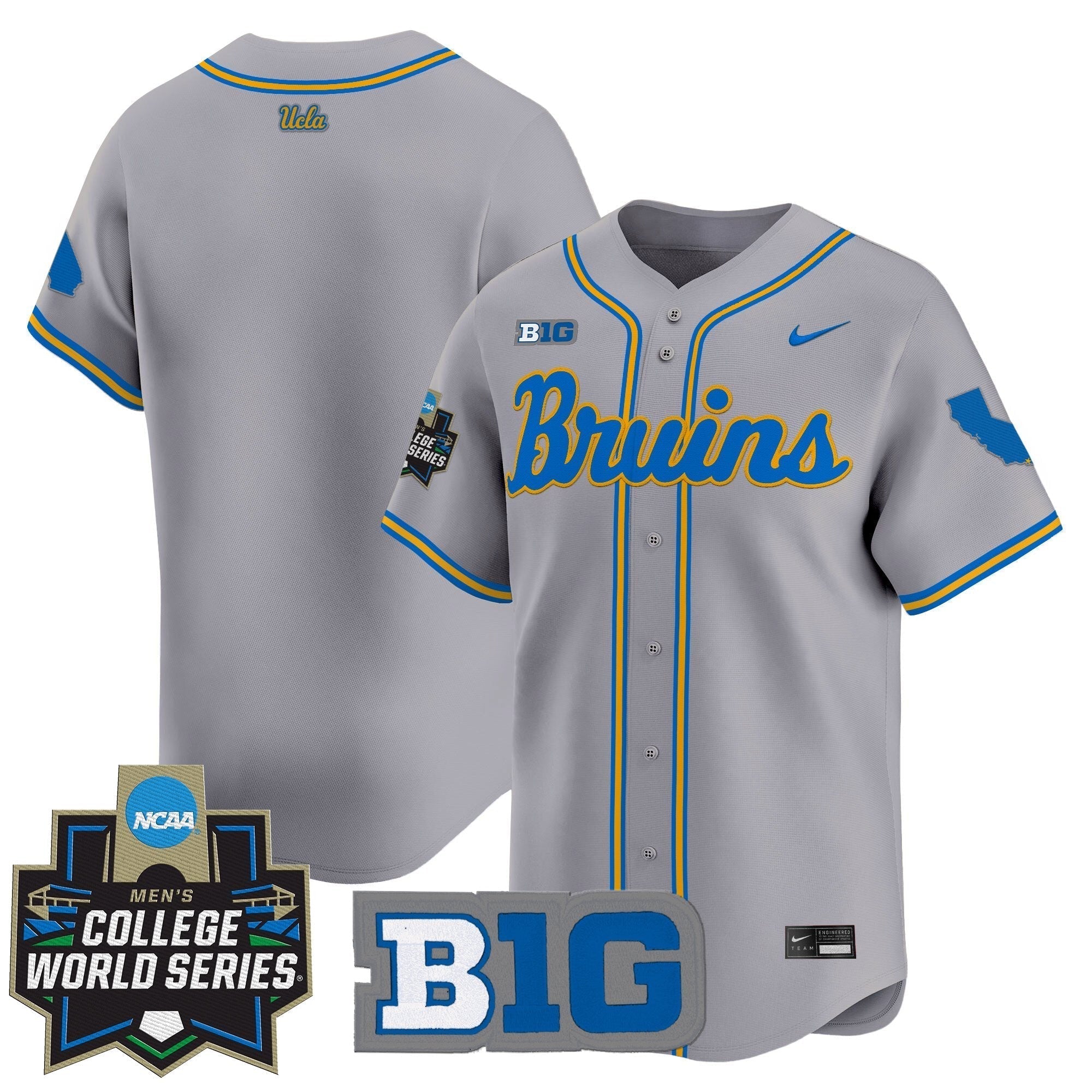 UCLA 2025 World Series Vapor Premier Limited Jersey - Stitched