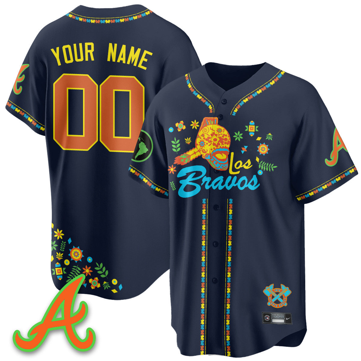 ATL 2025 "Los Bravos" Jersey V2 - Stitched