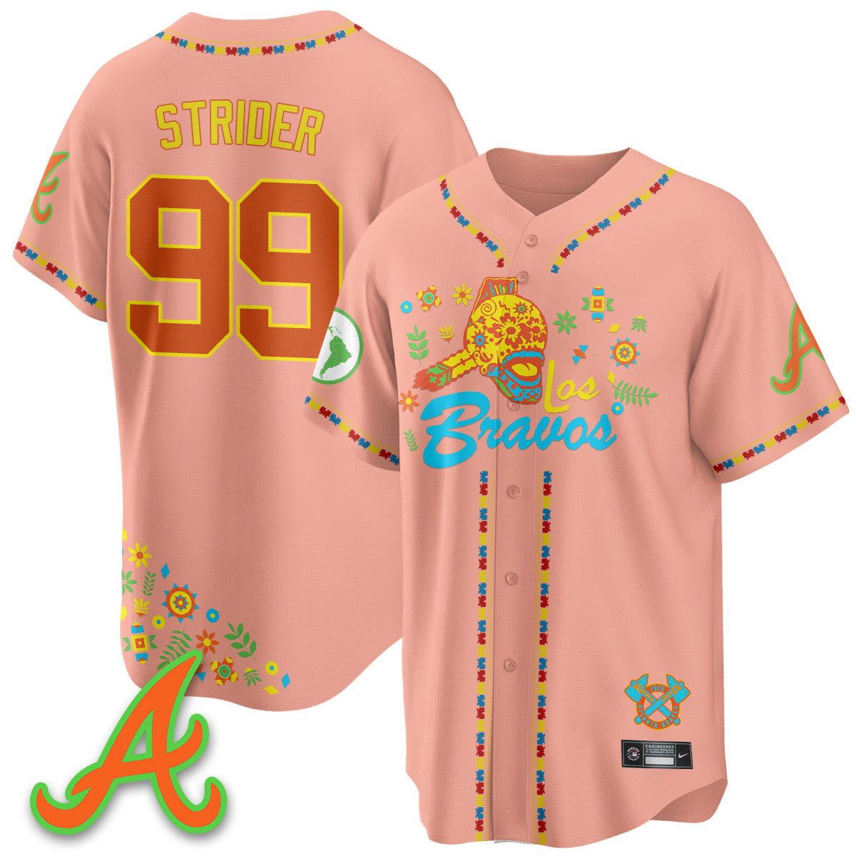 ATL 2025 "Los Bravos" Jersey V2 - Stitched