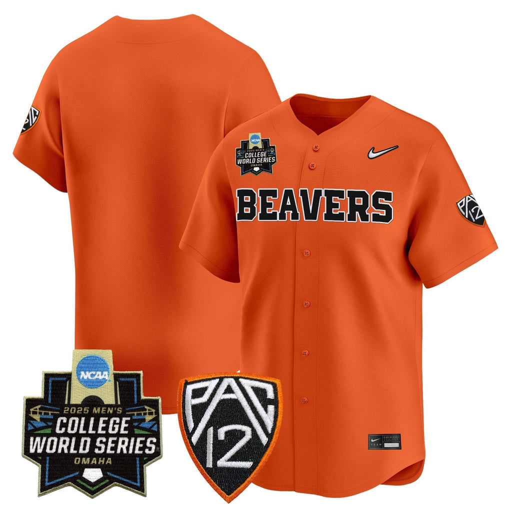 Oregon State Beavers 2025 World Series Vapor Premier Limited Jersey - Stitched